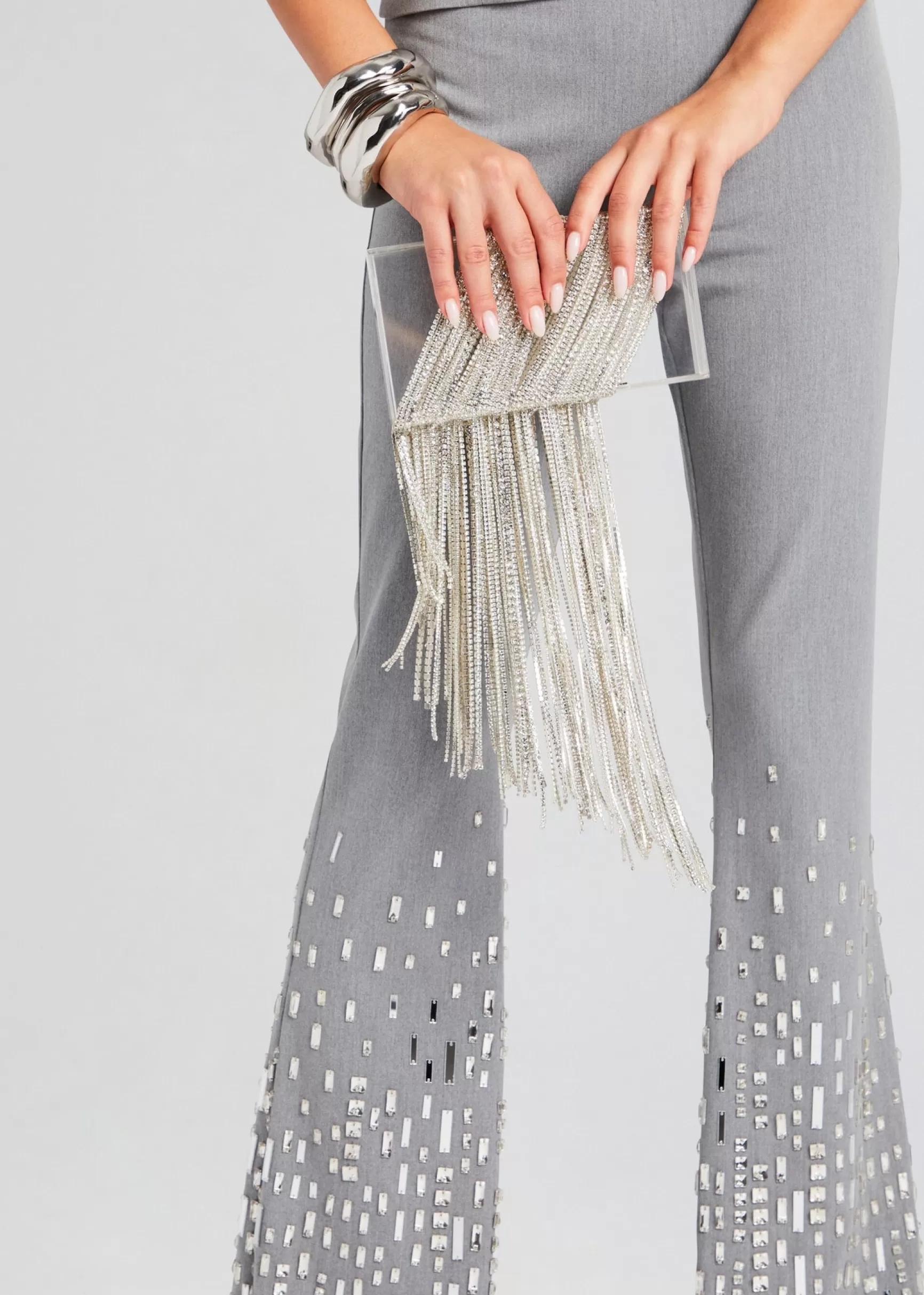 Handbags*Retrofete Adley Crystal Bag Clear/Silver