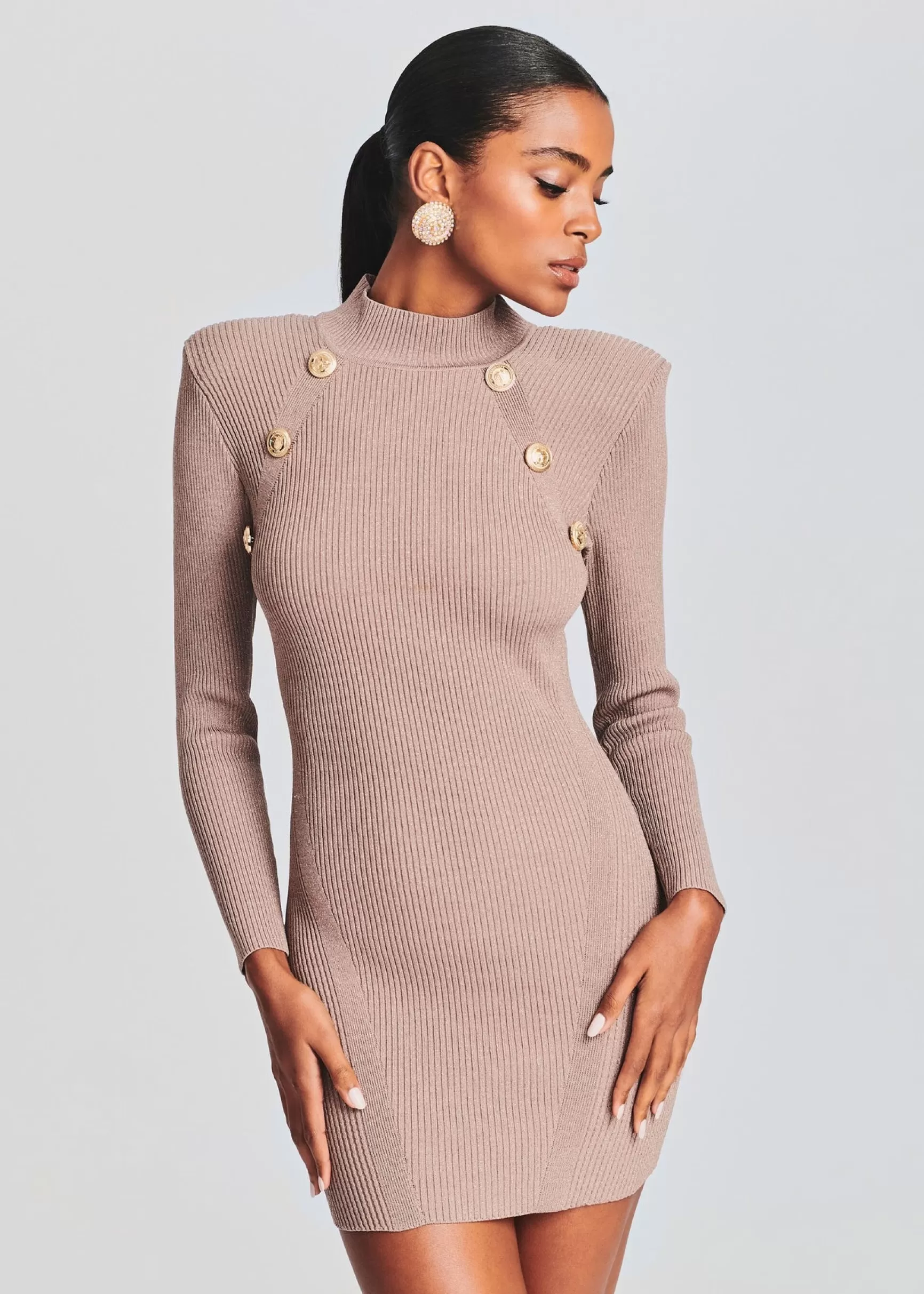 RETROFÊTE*Retrofete Aislinn Dress Metallic Satellite