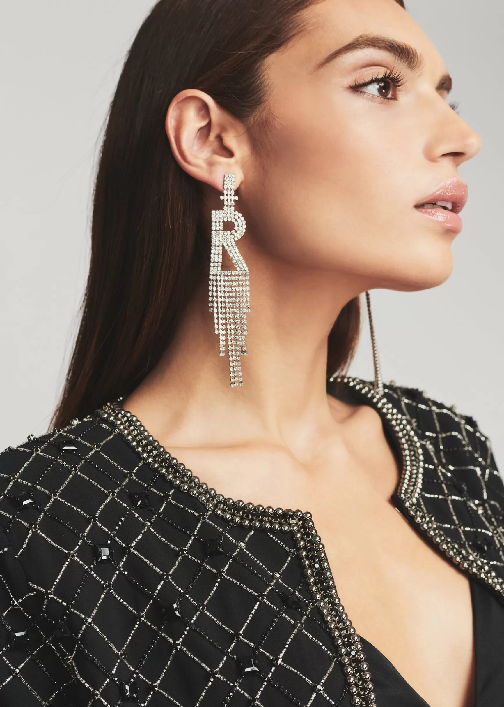 Final Sale*Retrofete Alphabet Earring Silver