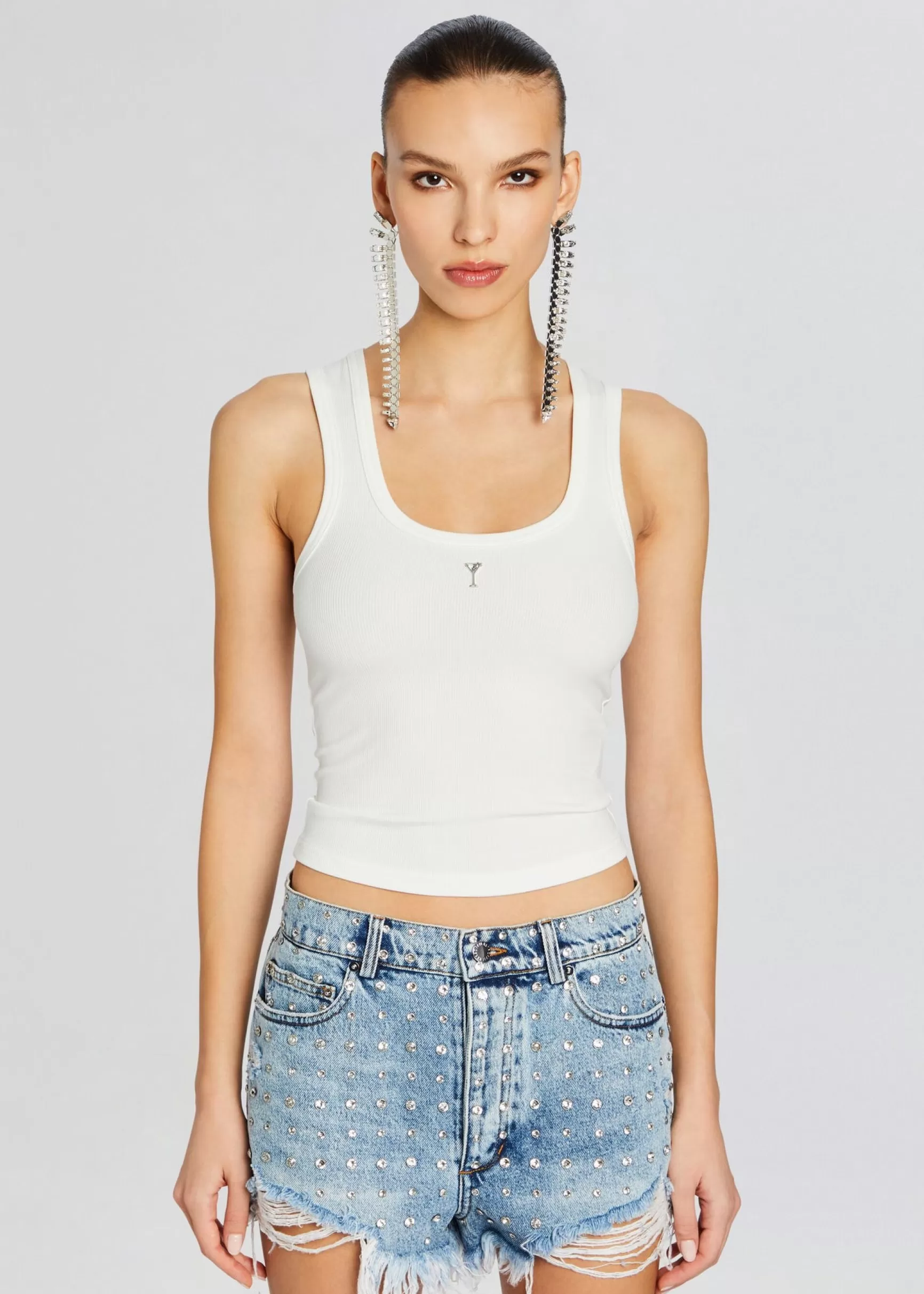 Spring Knits*Retrofete Amani Tank White