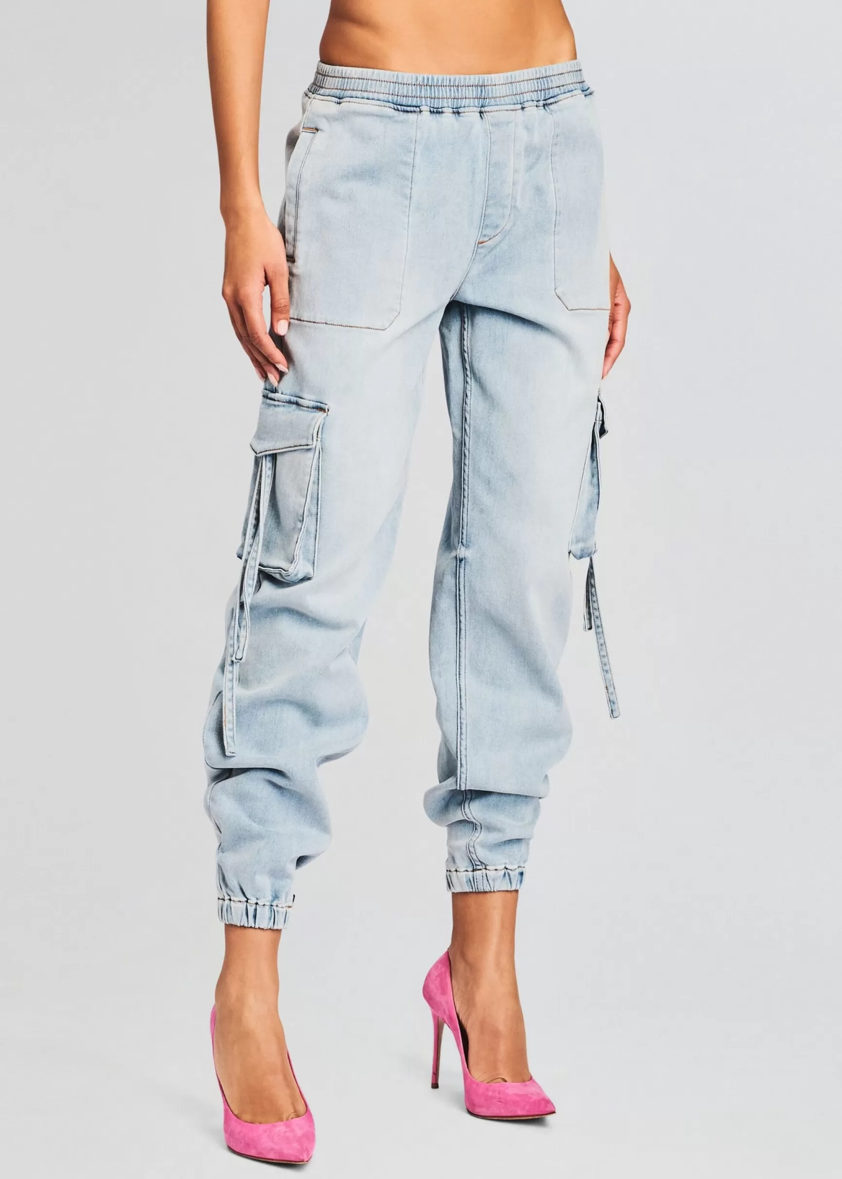 Bottoms*Retrofete Amber Cargo Jogger Coastline Terry