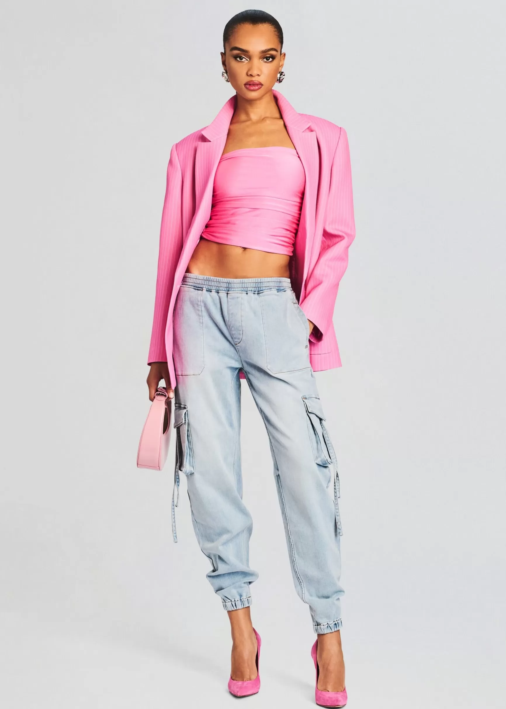 Bottoms*Retrofete Amber Cargo Jogger Coastline Terry