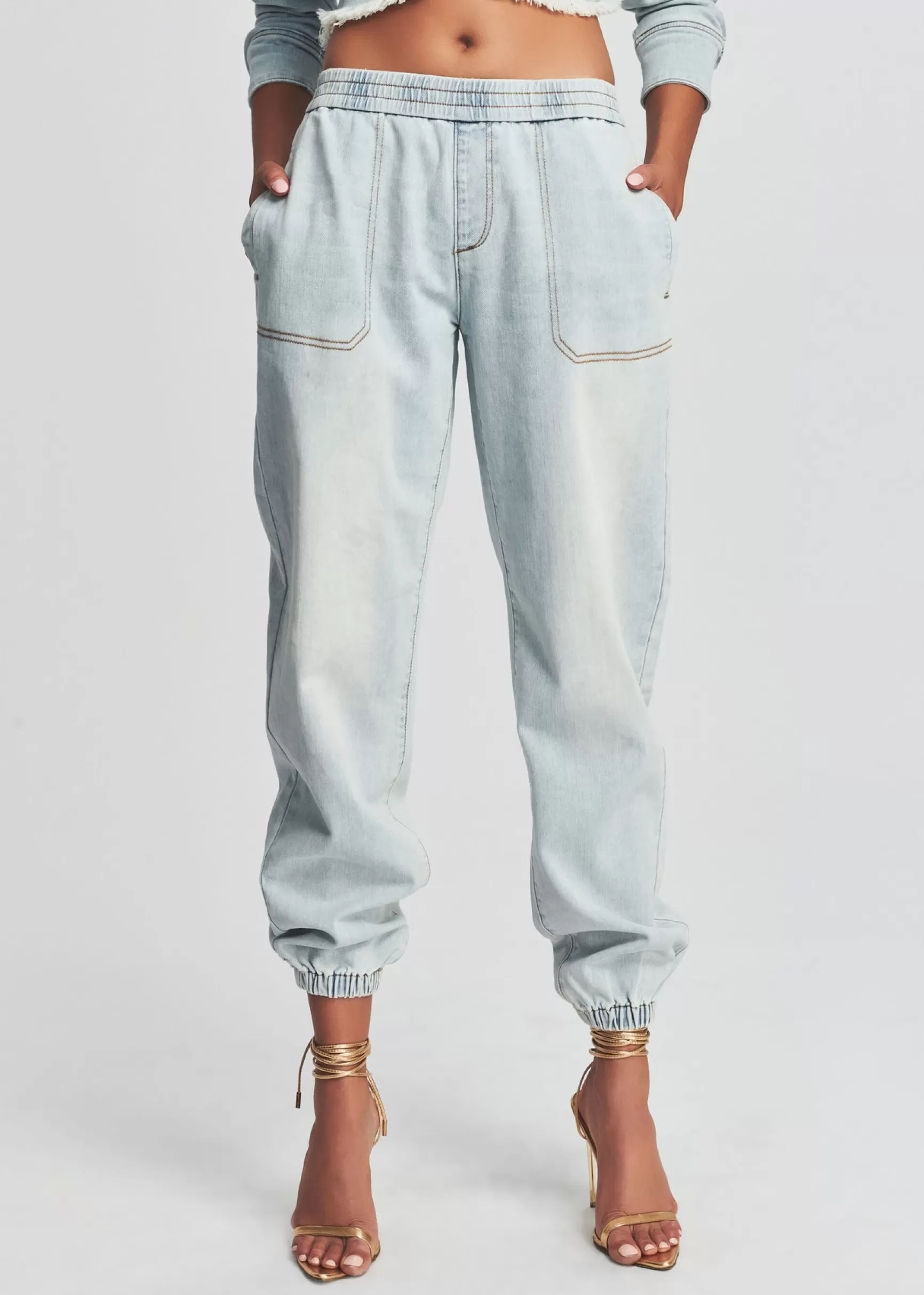Bottoms*Retrofete Amber Jogger Jean Skylight
