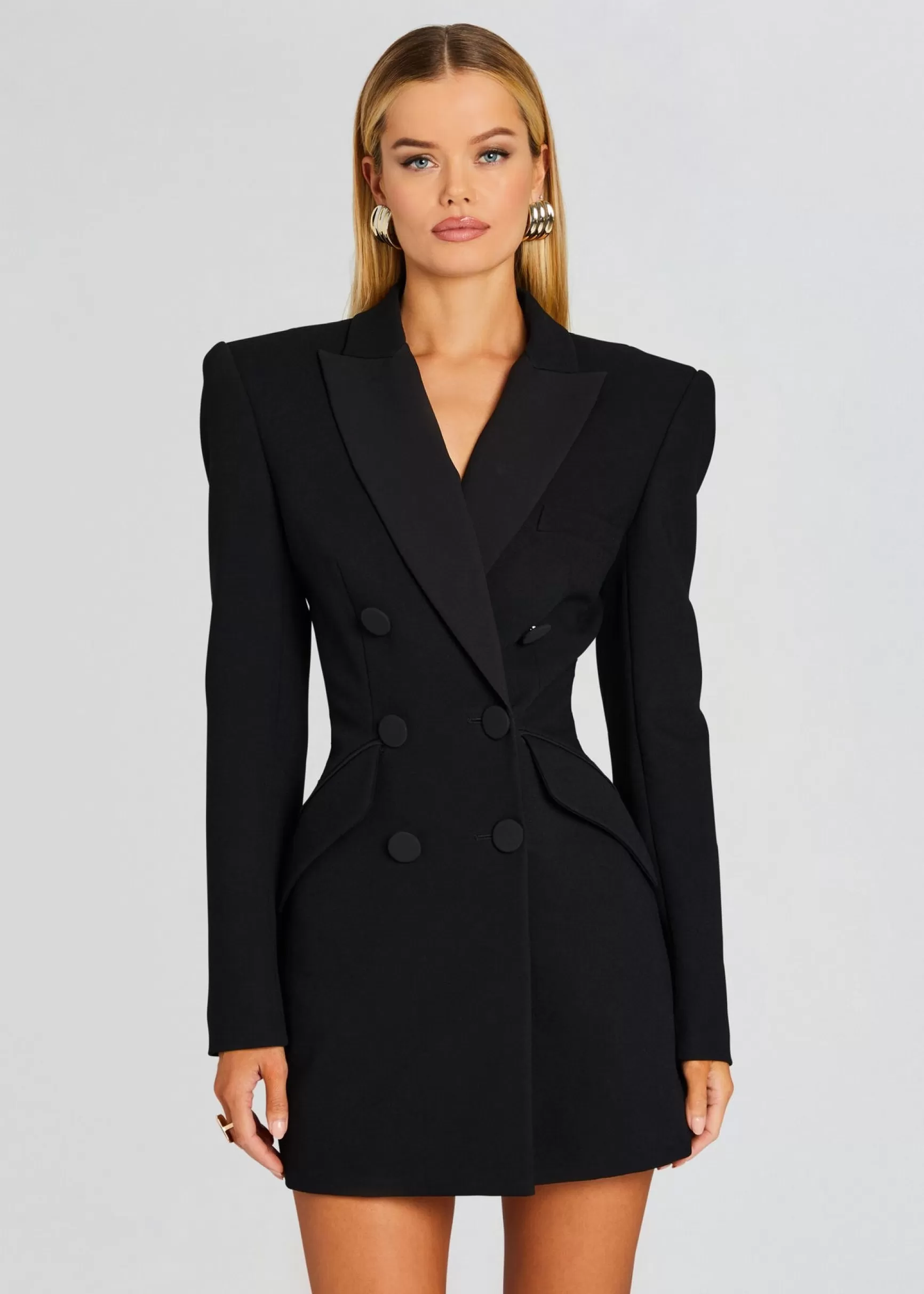Business Chic*Retrofete Amberly Blazer Dress Black