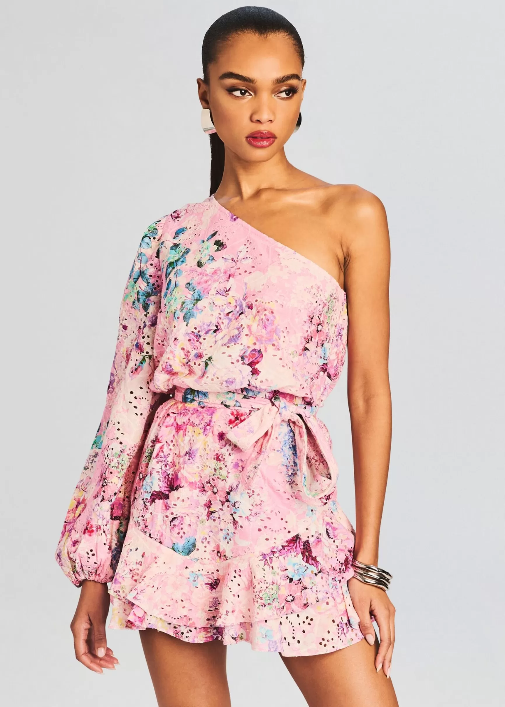Mini*Retrofete April Mini Dress Pink Floral