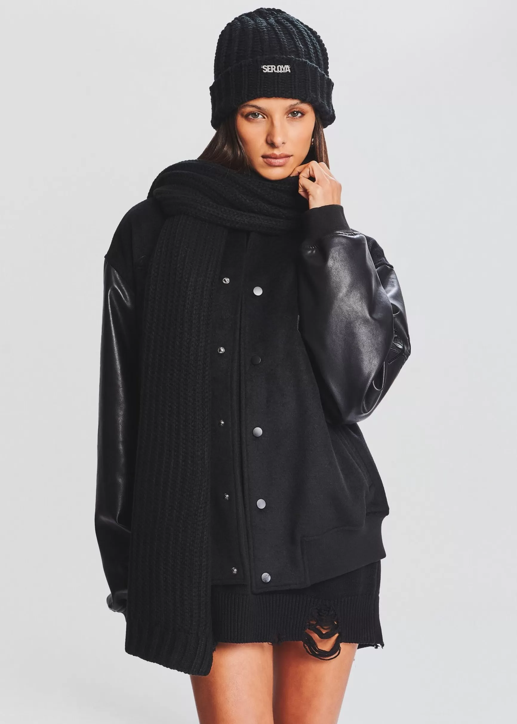 Outerwear*Retrofete Ash Scarf Black