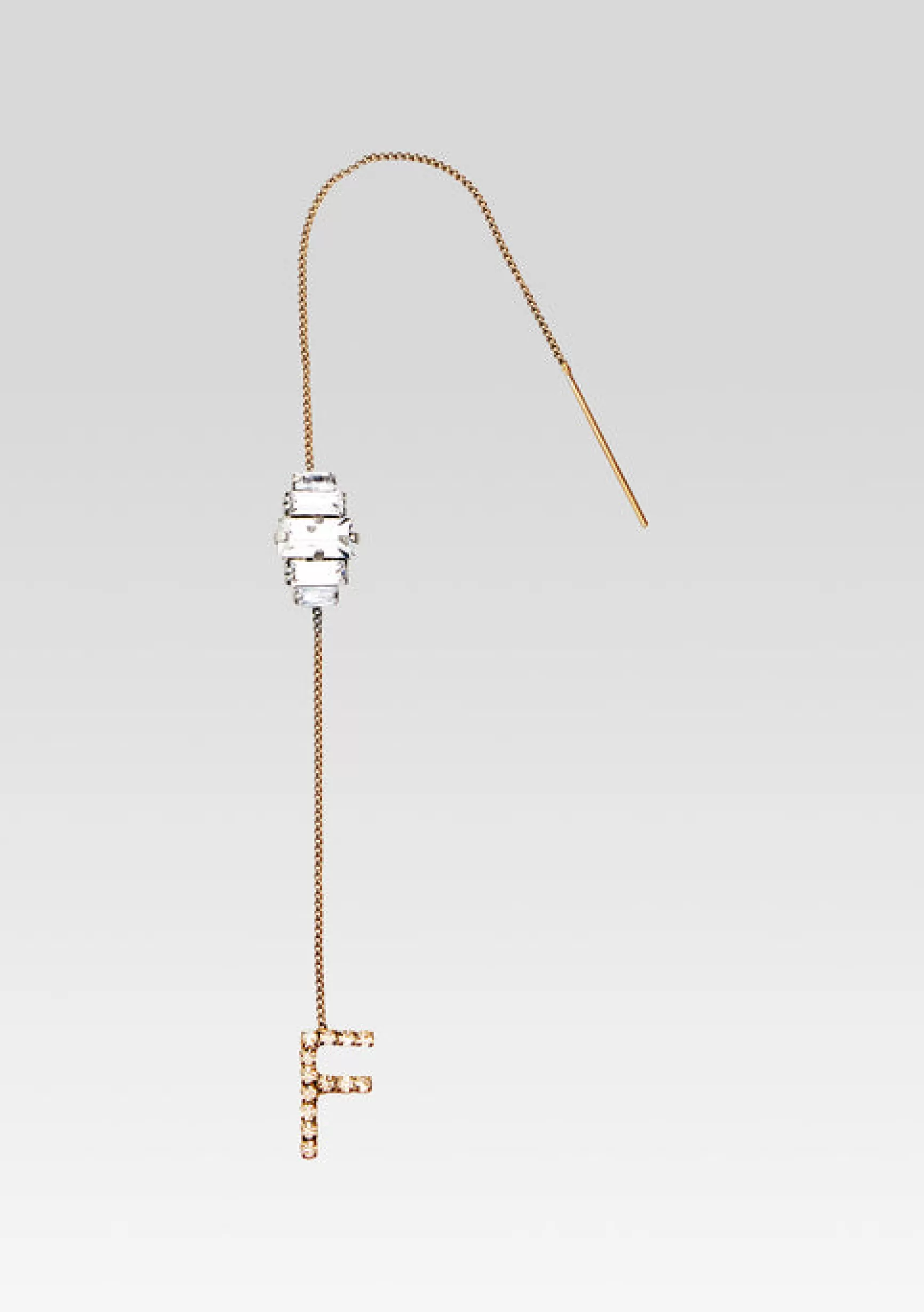 Final Sale*Retrofete Aster Letter Earring Gold