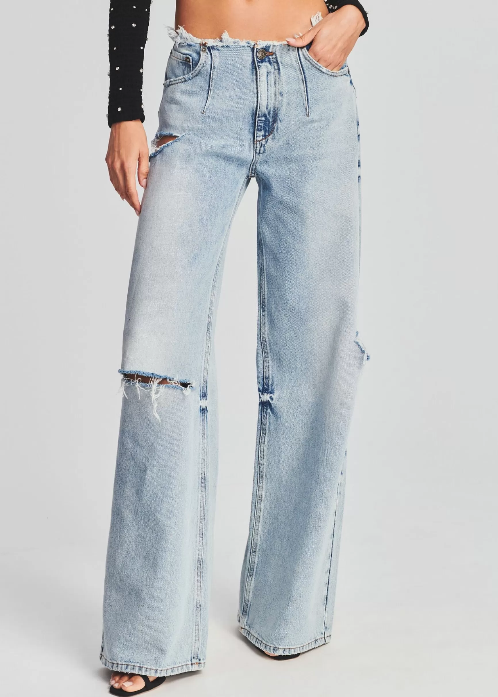 Bottoms*Retrofete Aston Wide Leg Jean Coastline