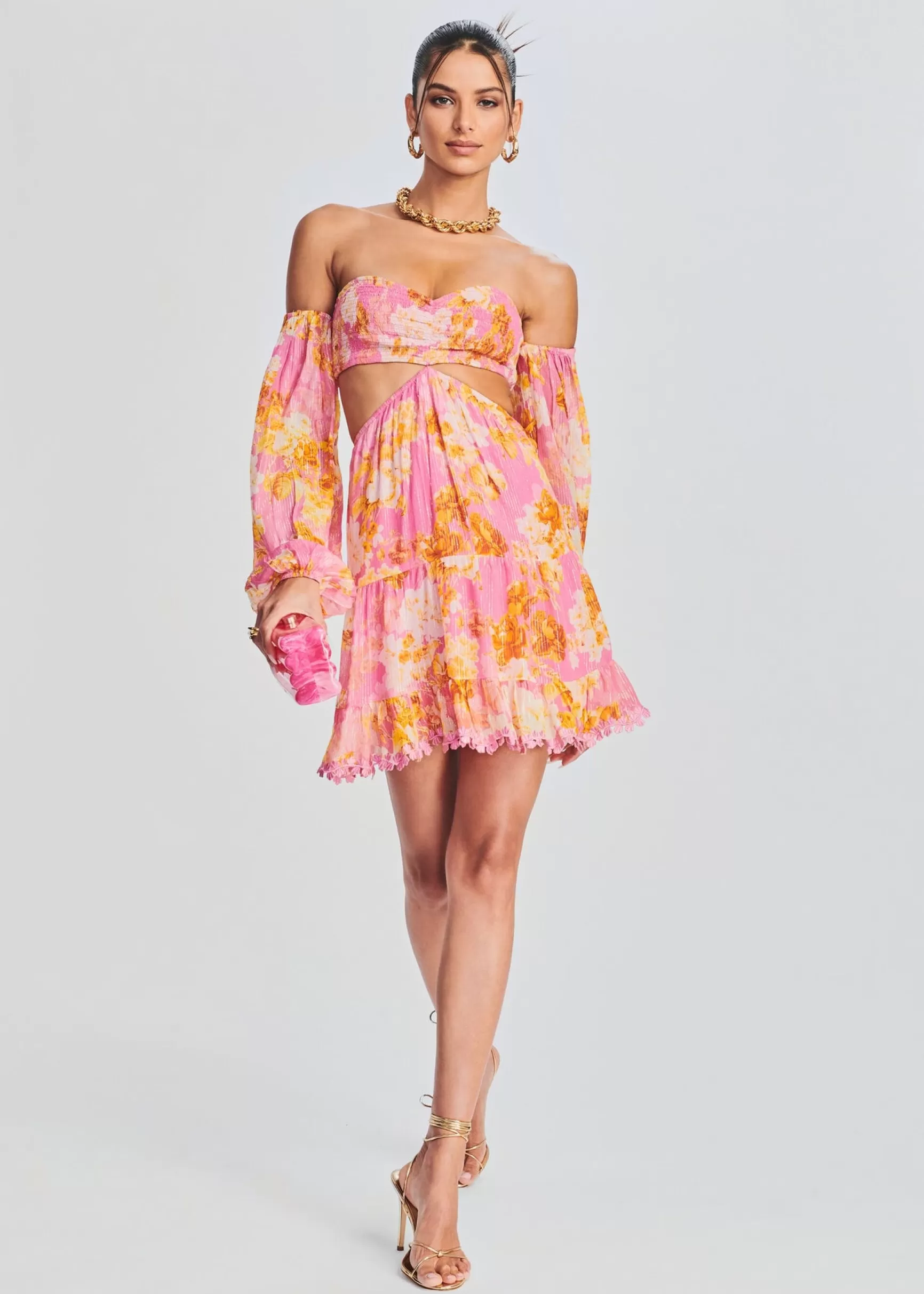 Dresses*Retrofete Auril Short Dress Pink