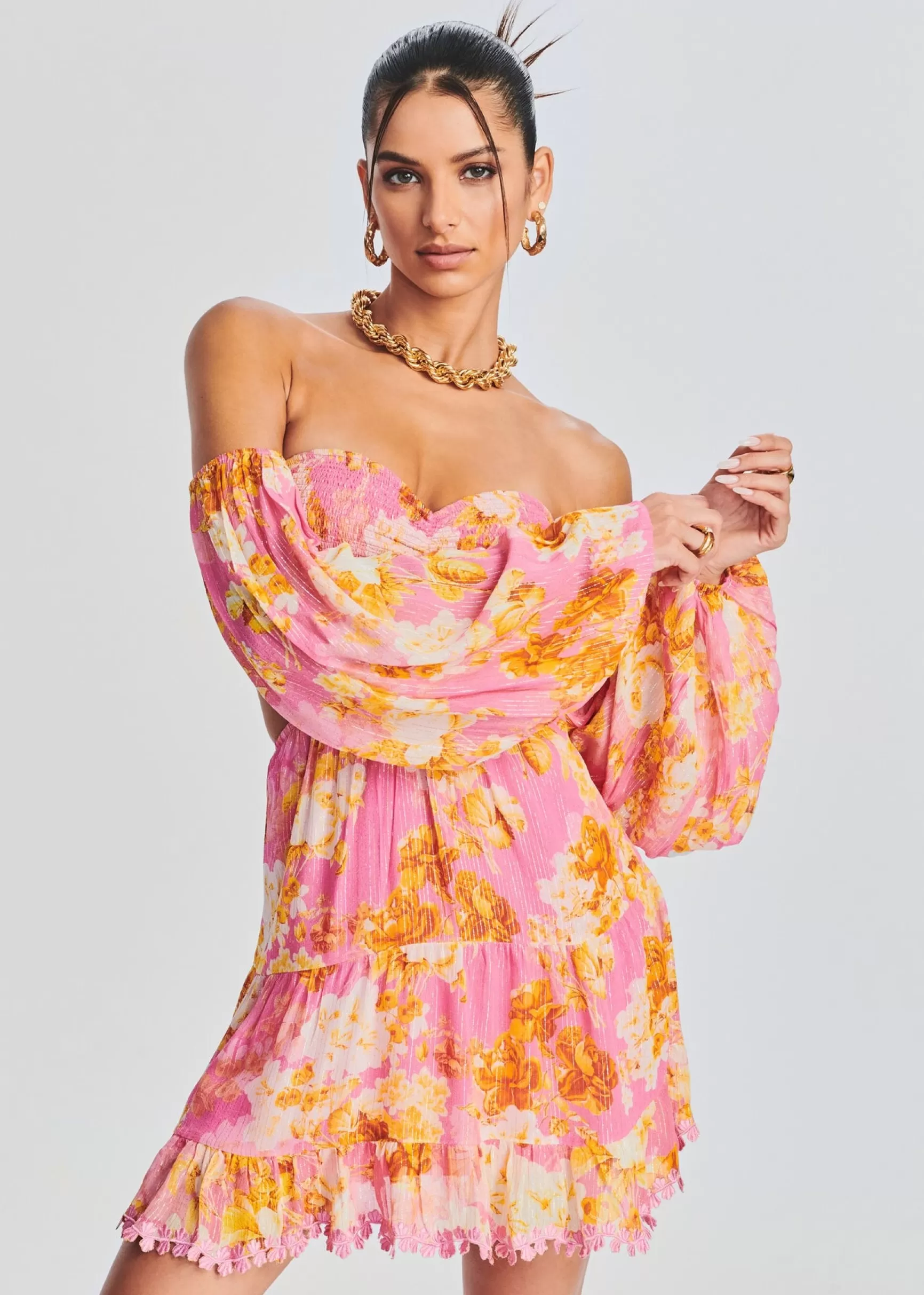 Dresses*Retrofete Auril Short Dress Pink