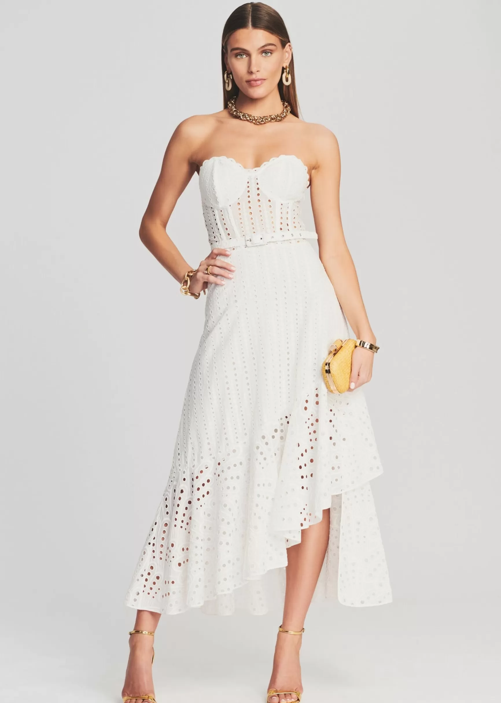 Bridal Shower*Retrofete Aurora Long Dress White