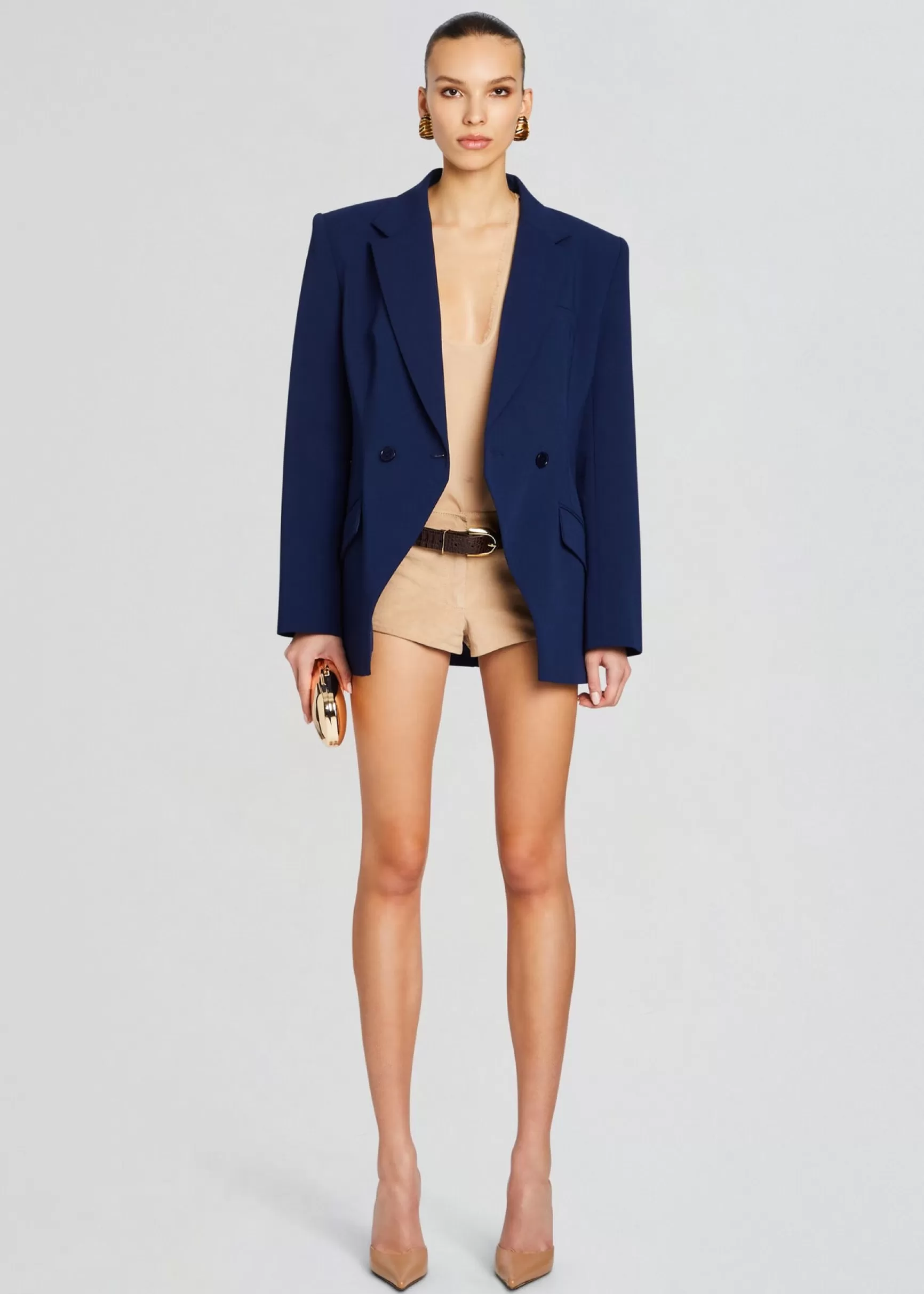 RETROFÊTE*Retrofete Aven Leather Short Sand