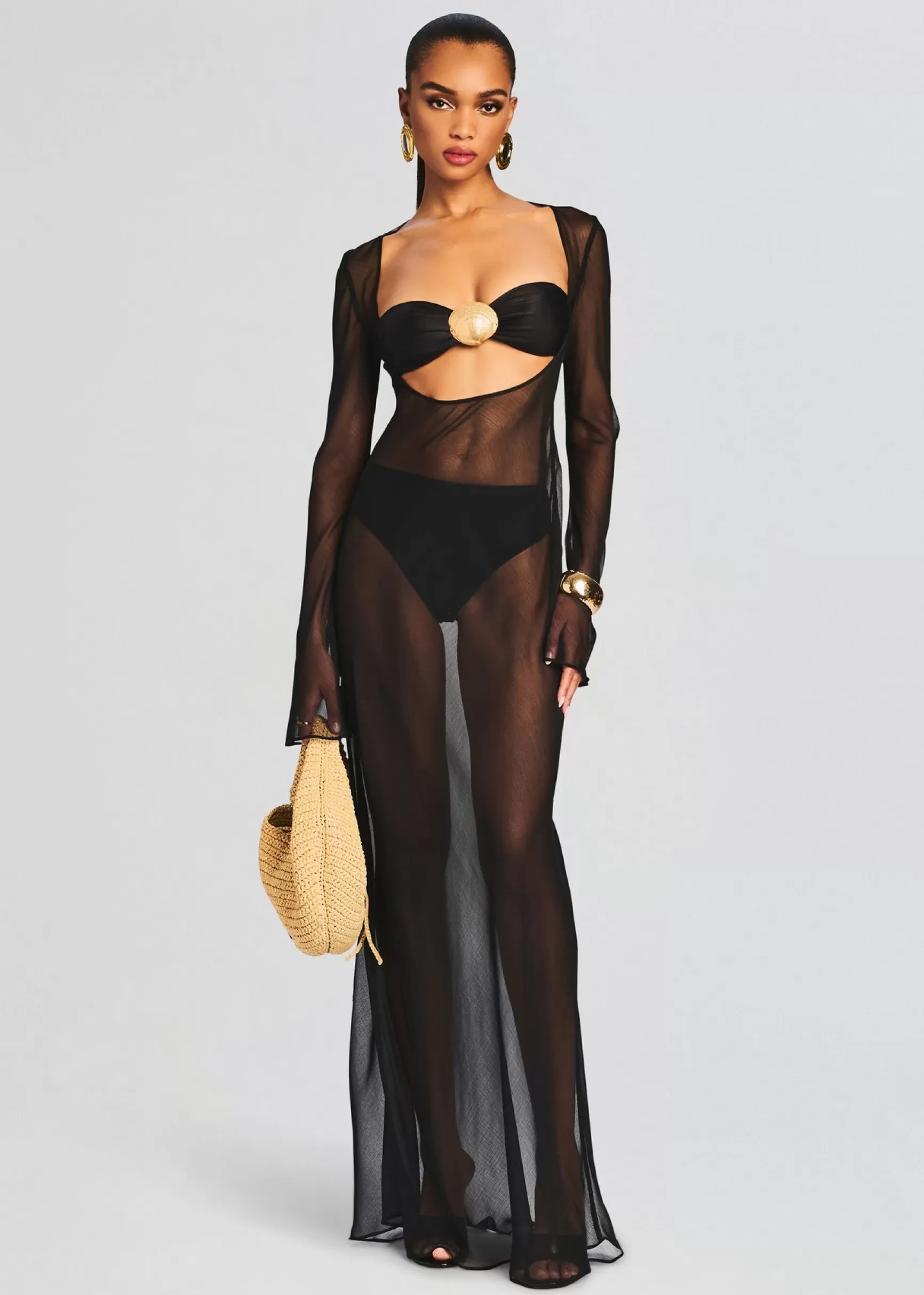 Maxi*Retrofete Blanca Maxi Dress Black