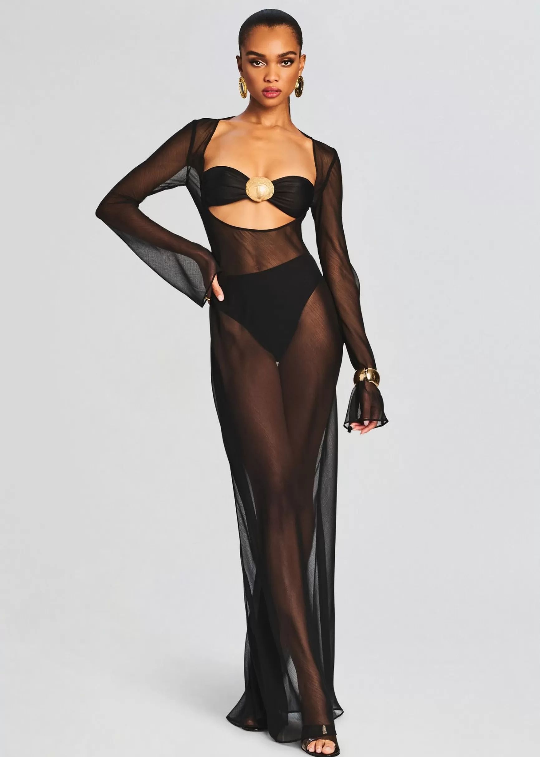 Maxi*Retrofete Blanca Maxi Dress Black