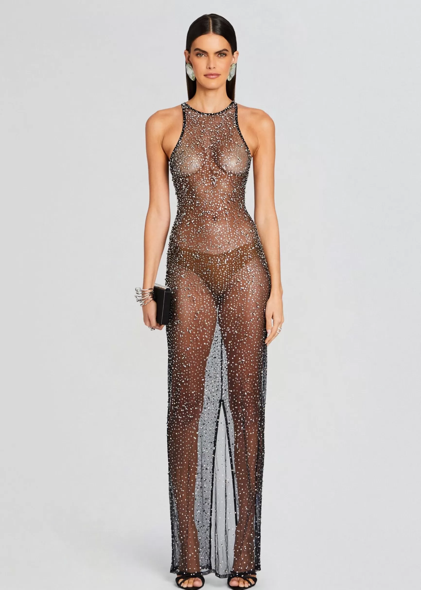 Coming Soon*Retrofete Brandy Sequin Dress Black/Silver