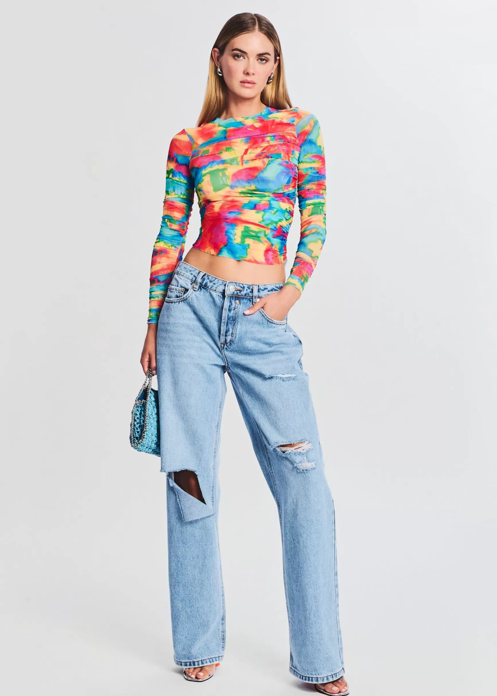 Bottoms*Retrofete Brenna Boyfriend Jean Coastline
