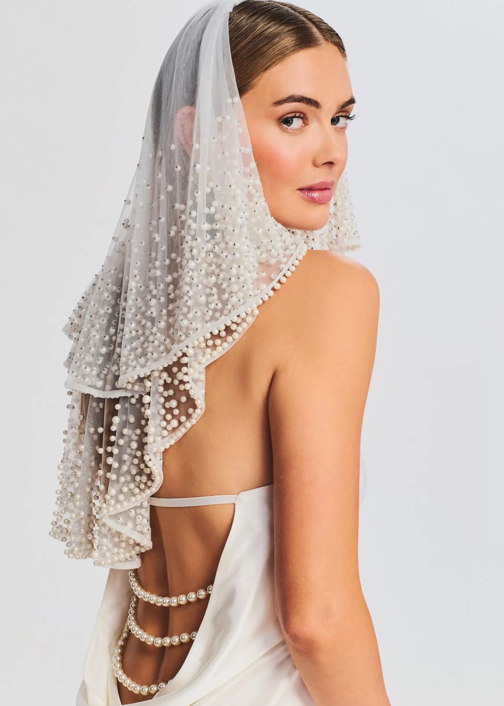 Accessories*Retrofete Bridgette Pearl Veil White