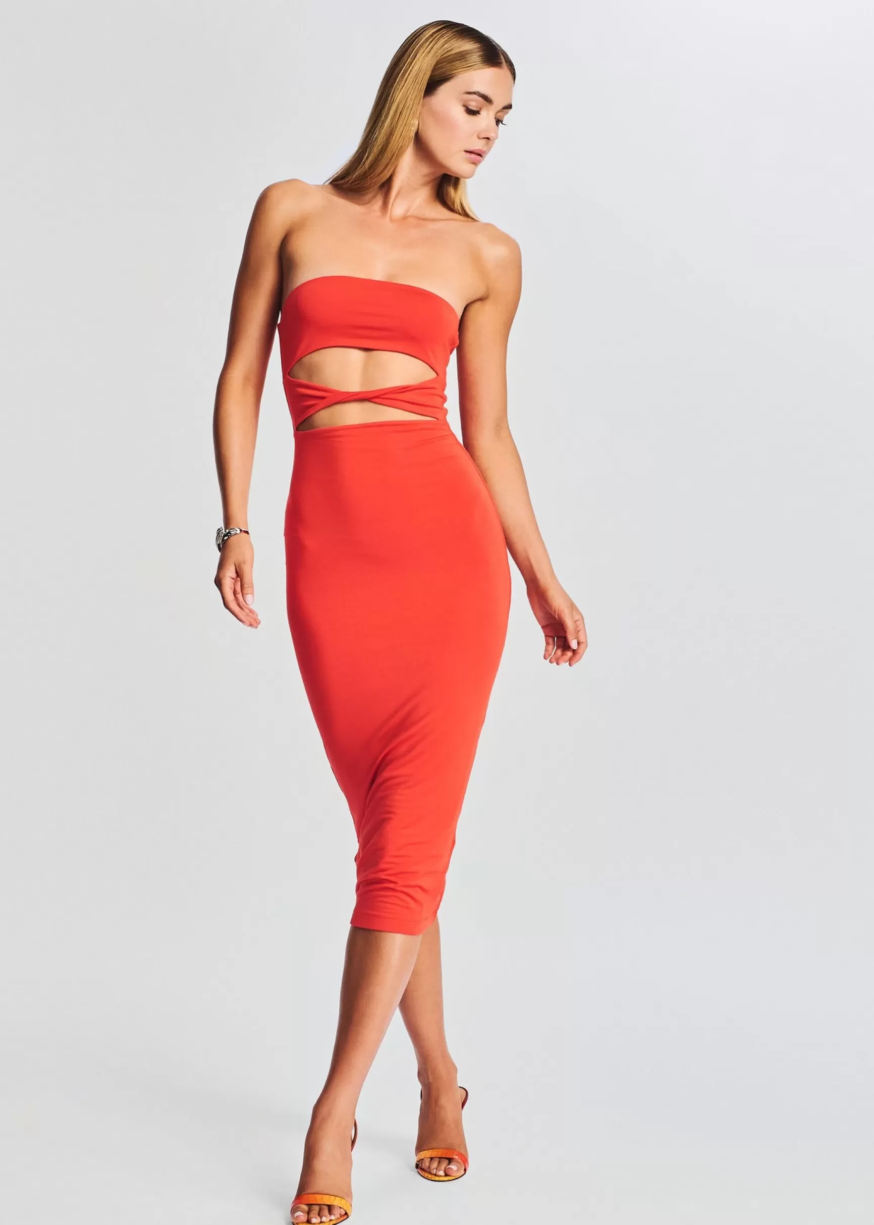 Midi*Retrofete Bristol Midi Dress Blood Orange