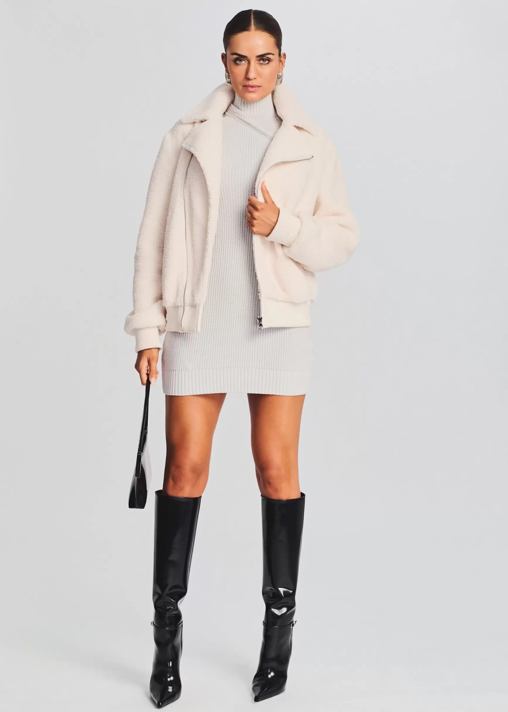 Neutral Moments*Retrofete Caleb Teddy Jacket Cream