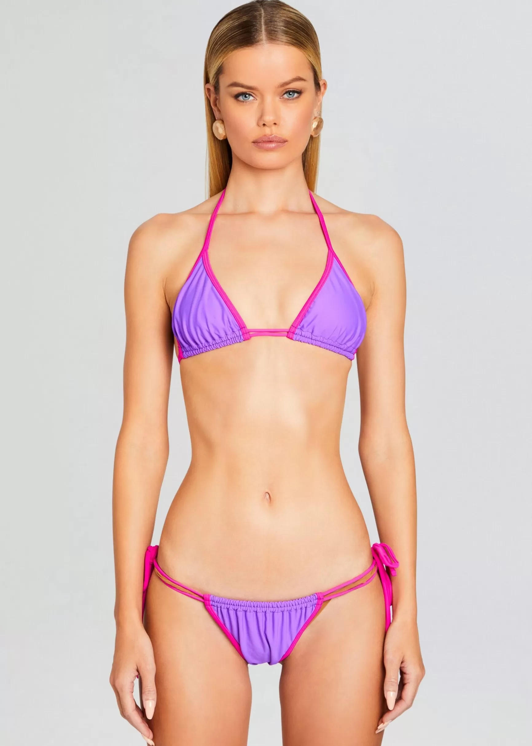 Trending*Retrofete Camila Bikini Top Purple