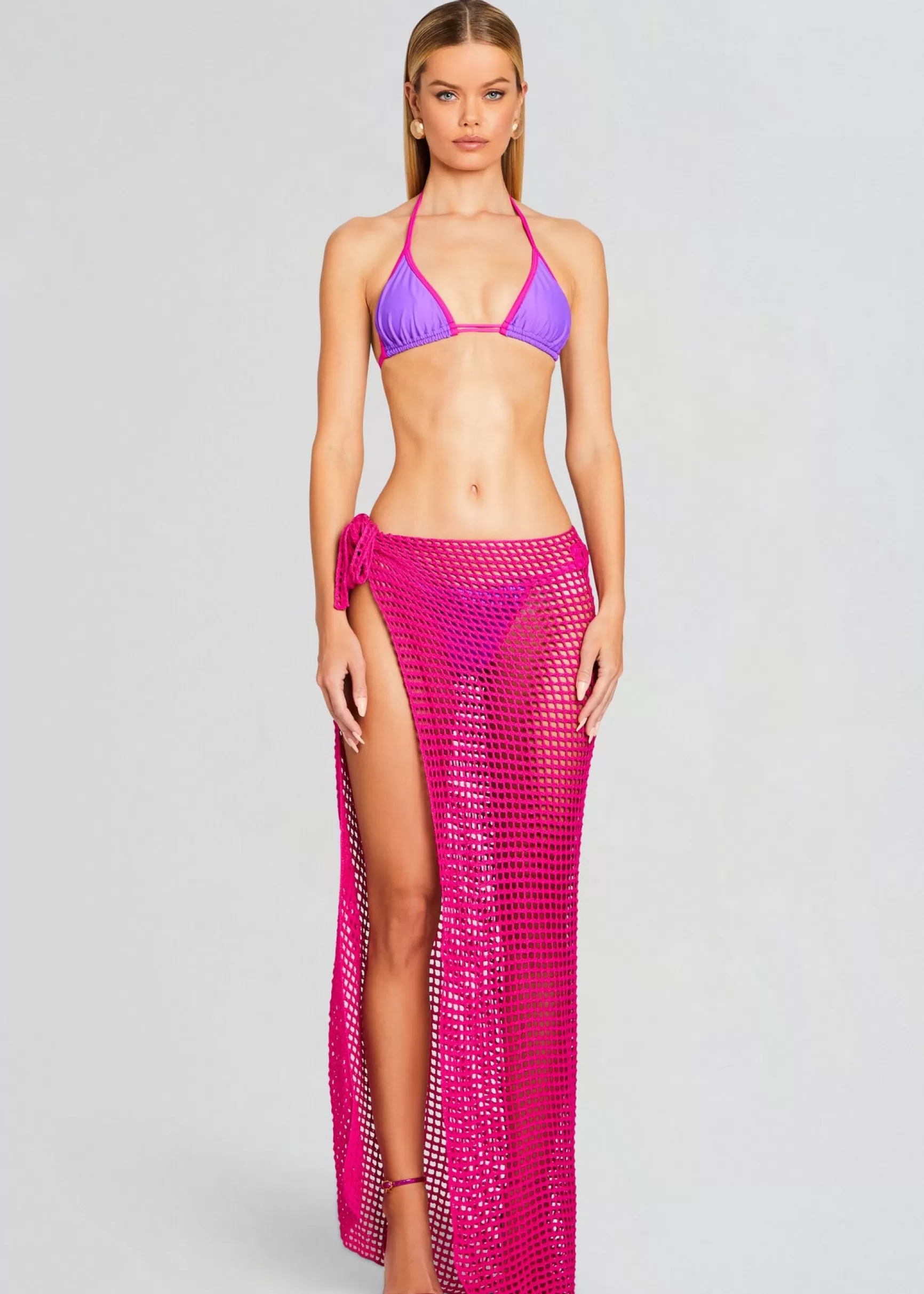 Trending*Retrofete Camila Bikini Top Purple
