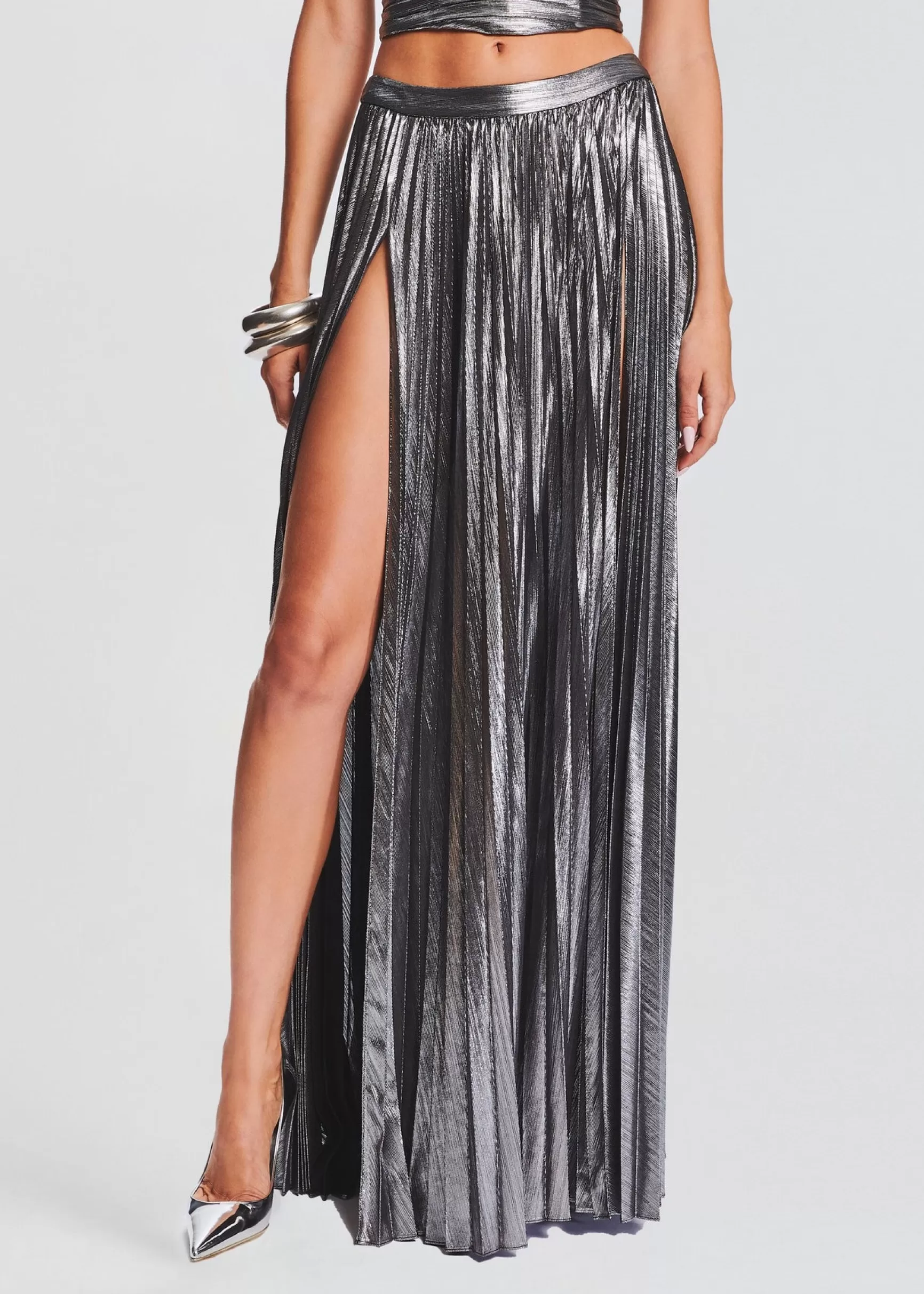 Guest Of*Retrofete Camrie Skirt Gunmetal