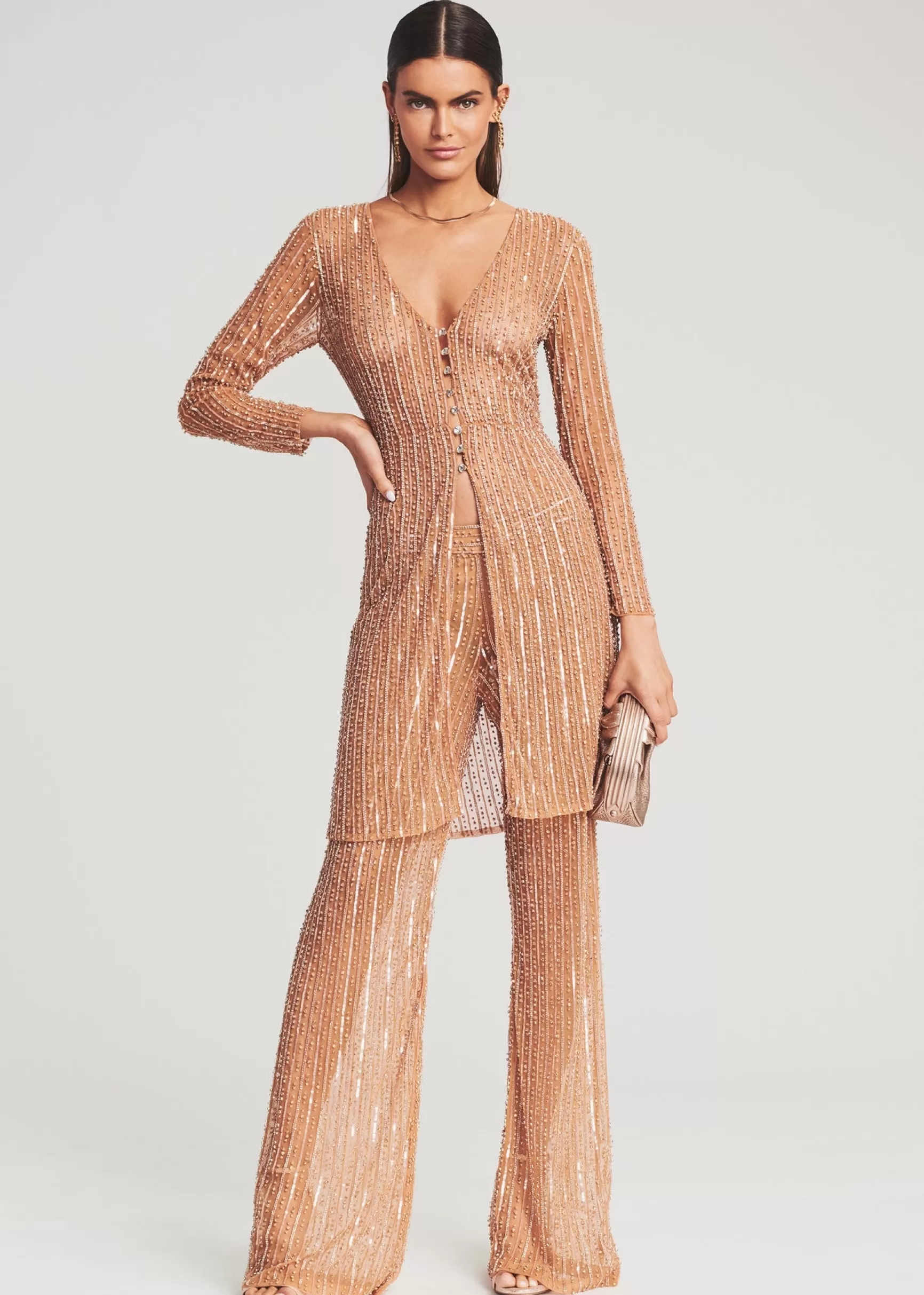 Neutral Moments*Retrofete Capri Duster Nude