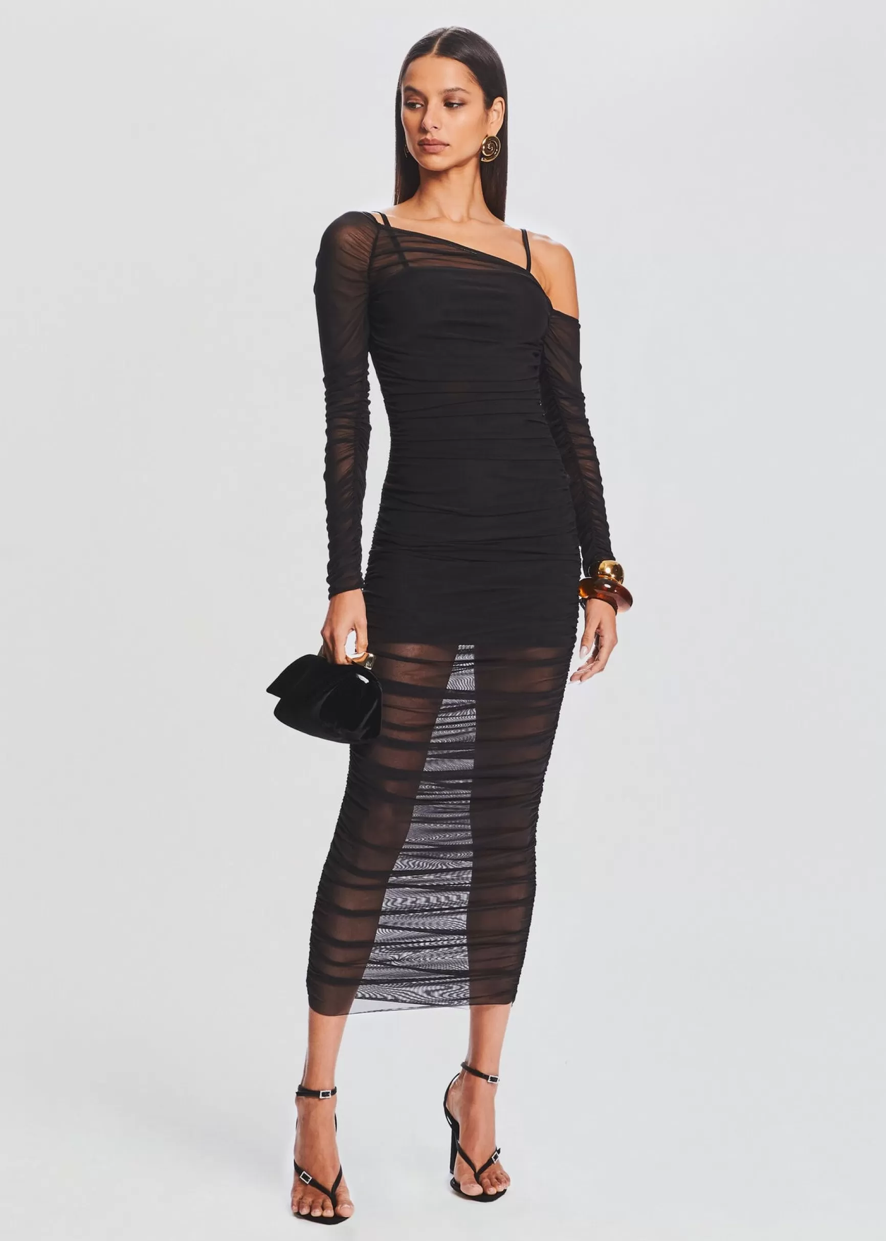 Sheer Bliss*Retrofete Chantae Dress Black
