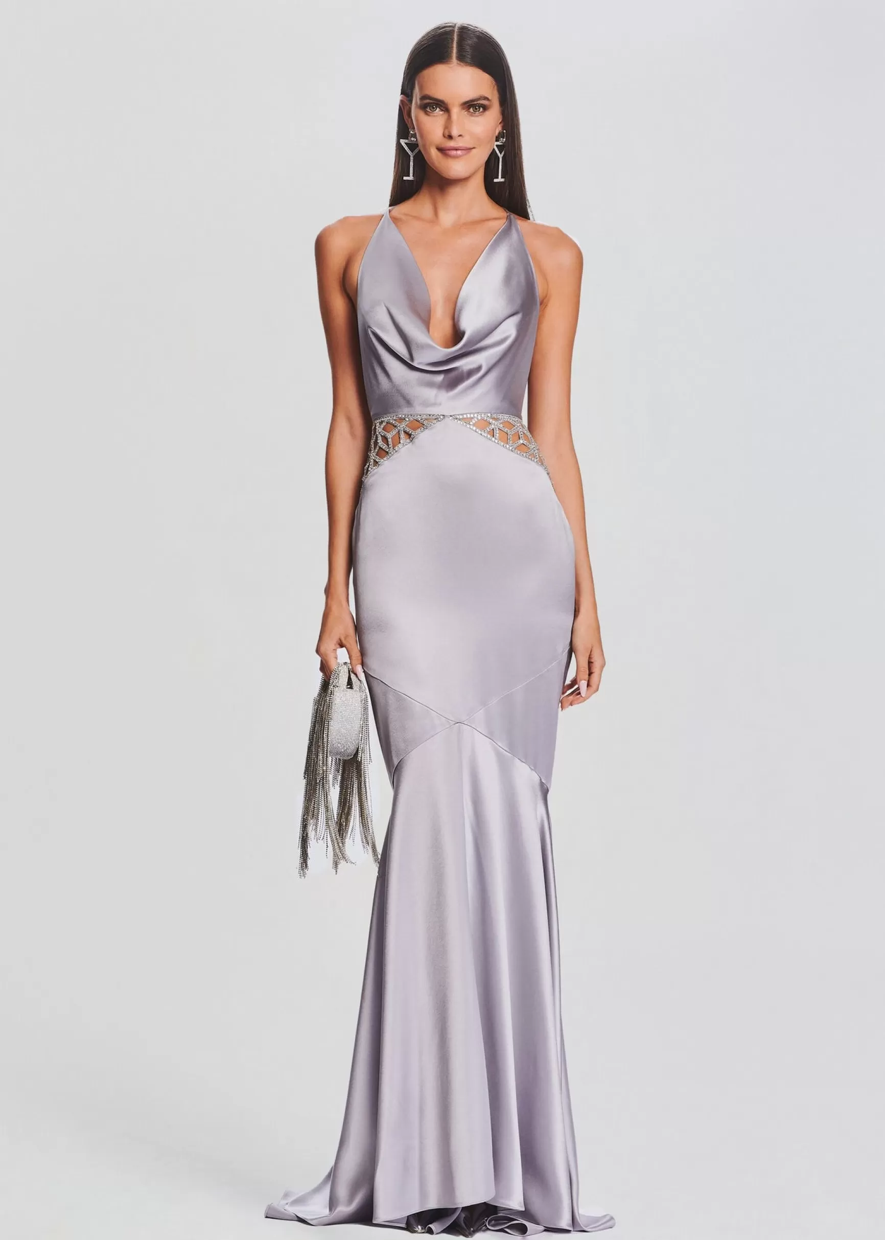 Maxi*Retrofete Chantelle Dress Mink Grey