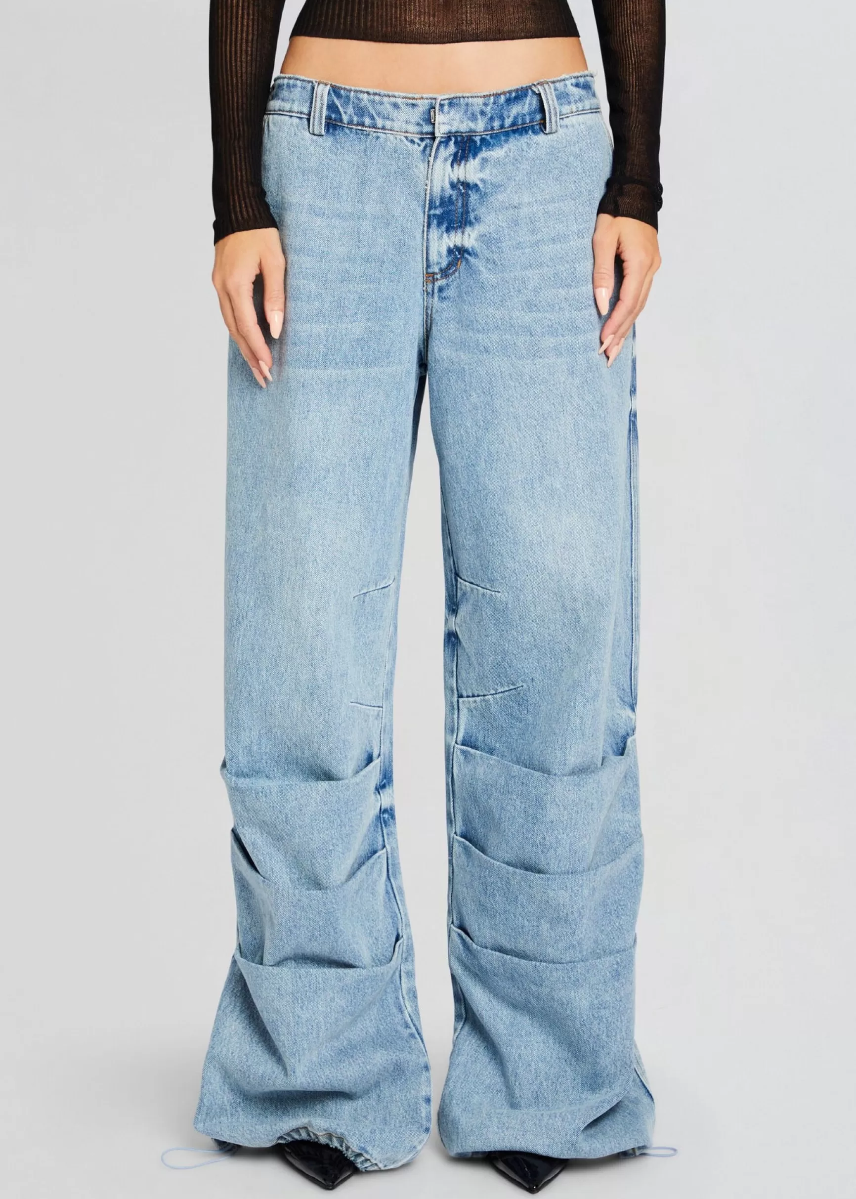 Bottoms*Retrofete Chelle Ruched Jean Coastline