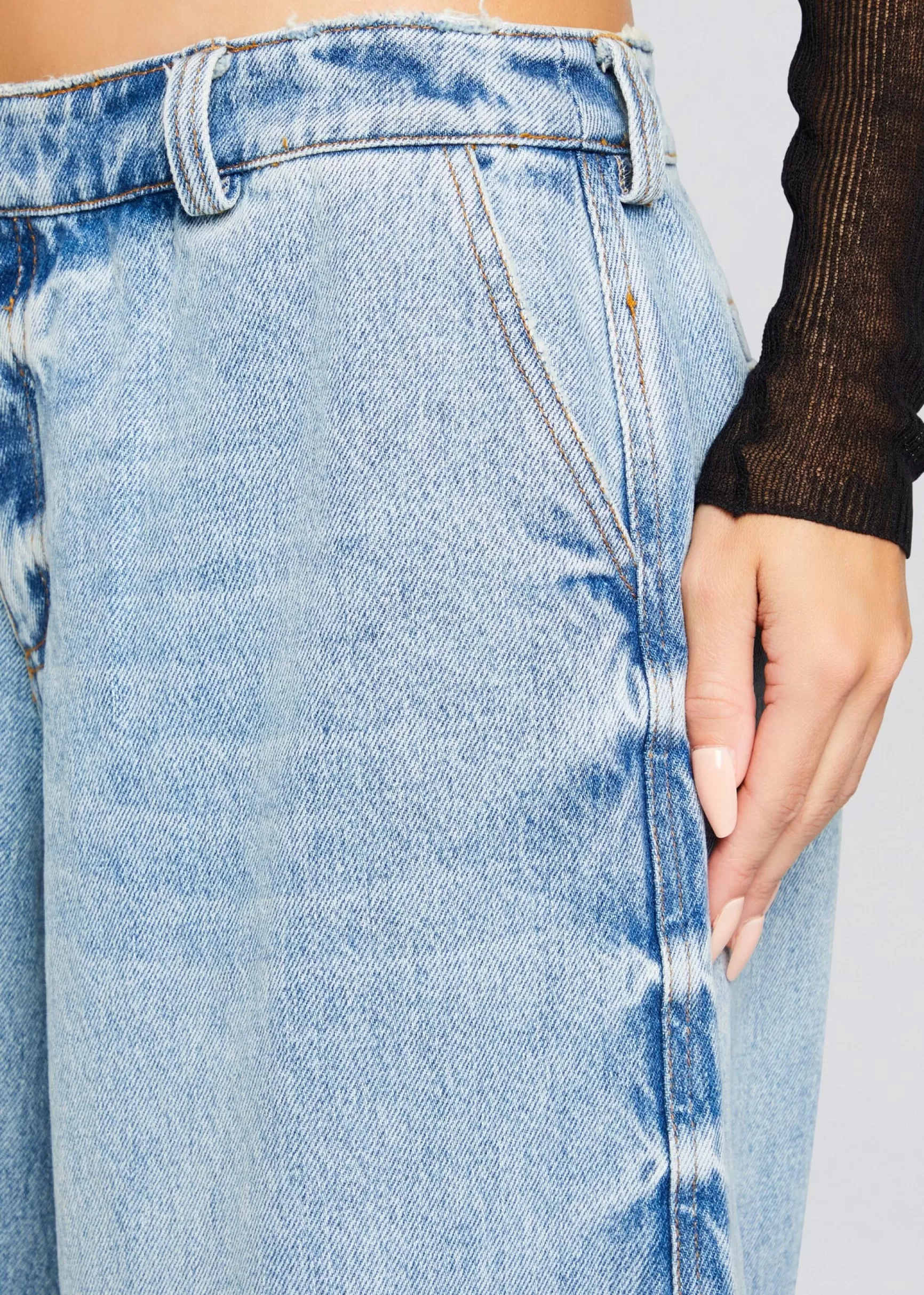 Bottoms*Retrofete Chelle Ruched Jean Coastline