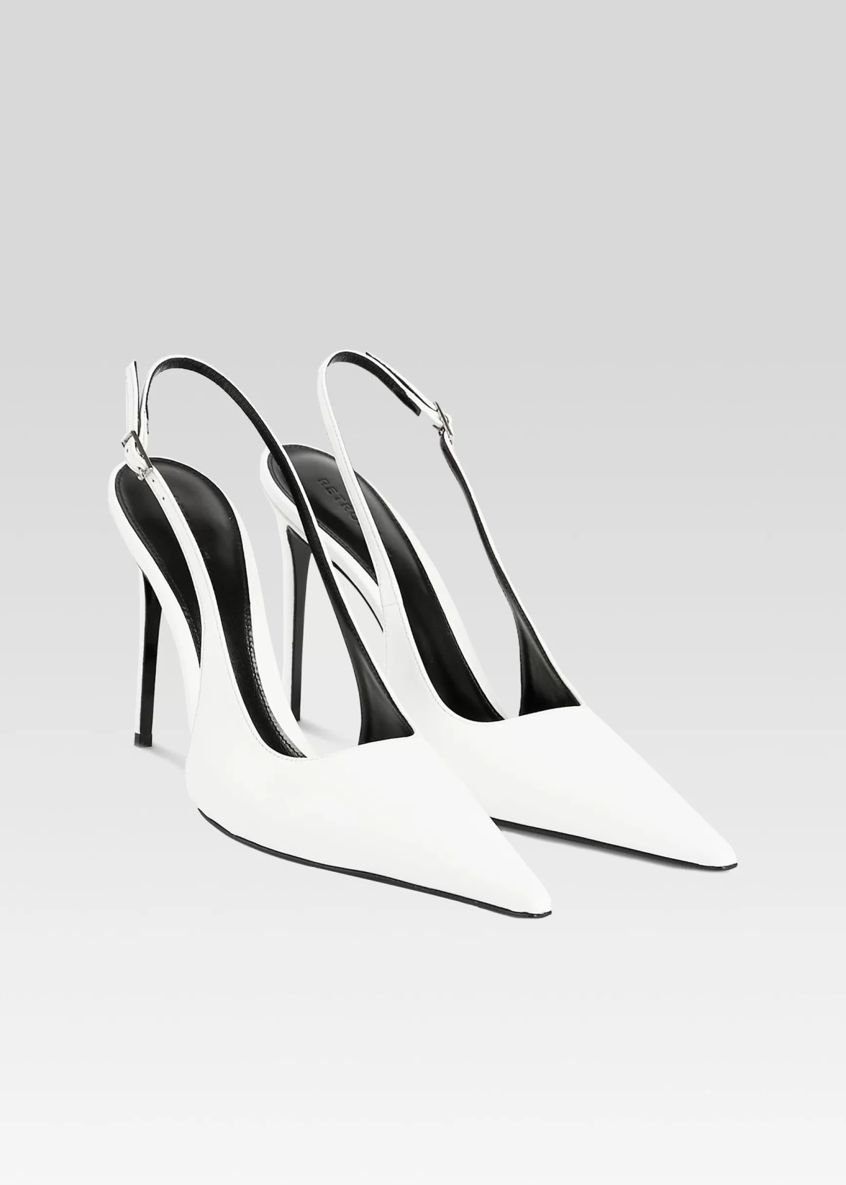 Shoes*Retrofete Cindy Slingback Heel White