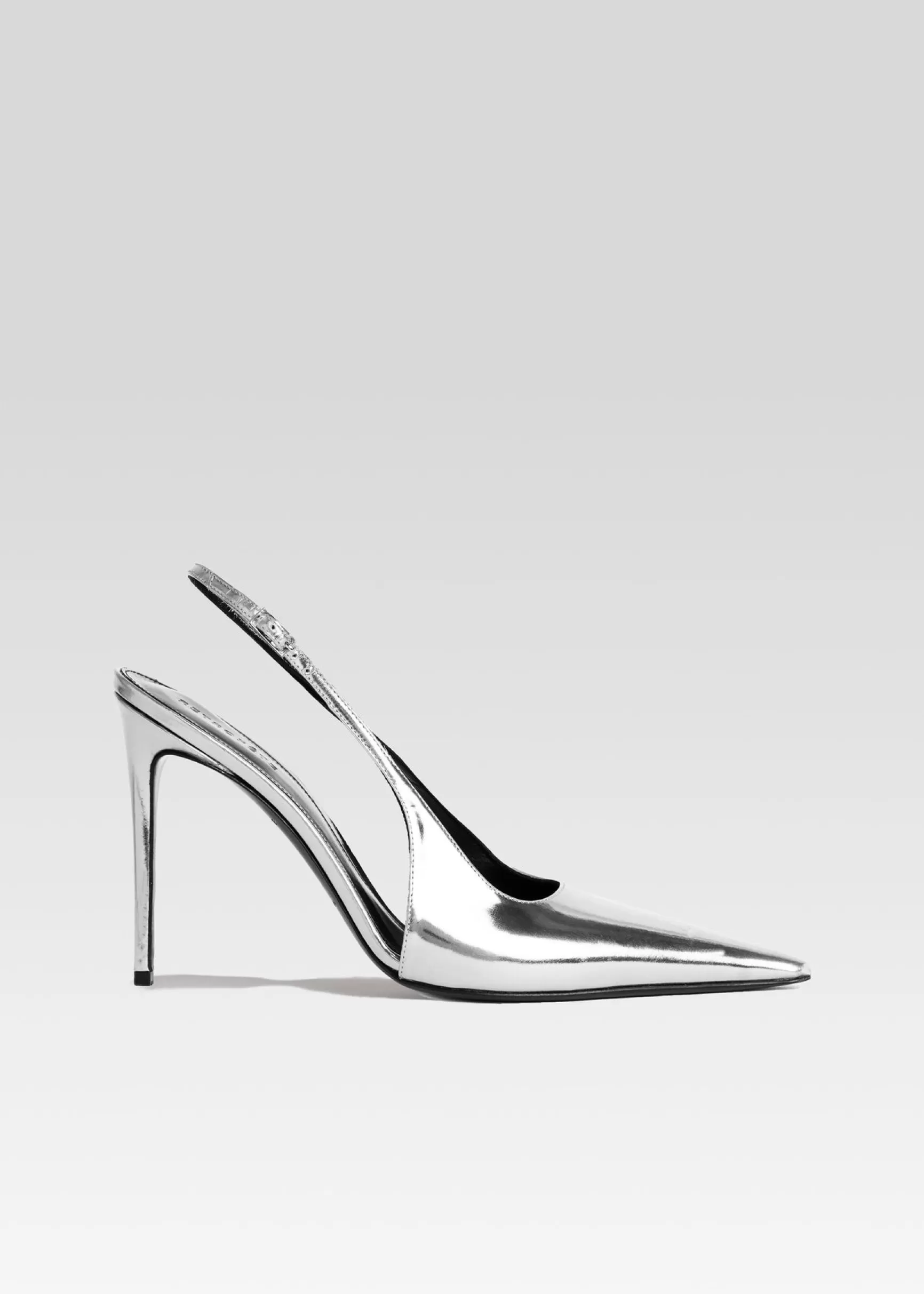 Night Out*Retrofete Cindy Slingback Heel Silver
