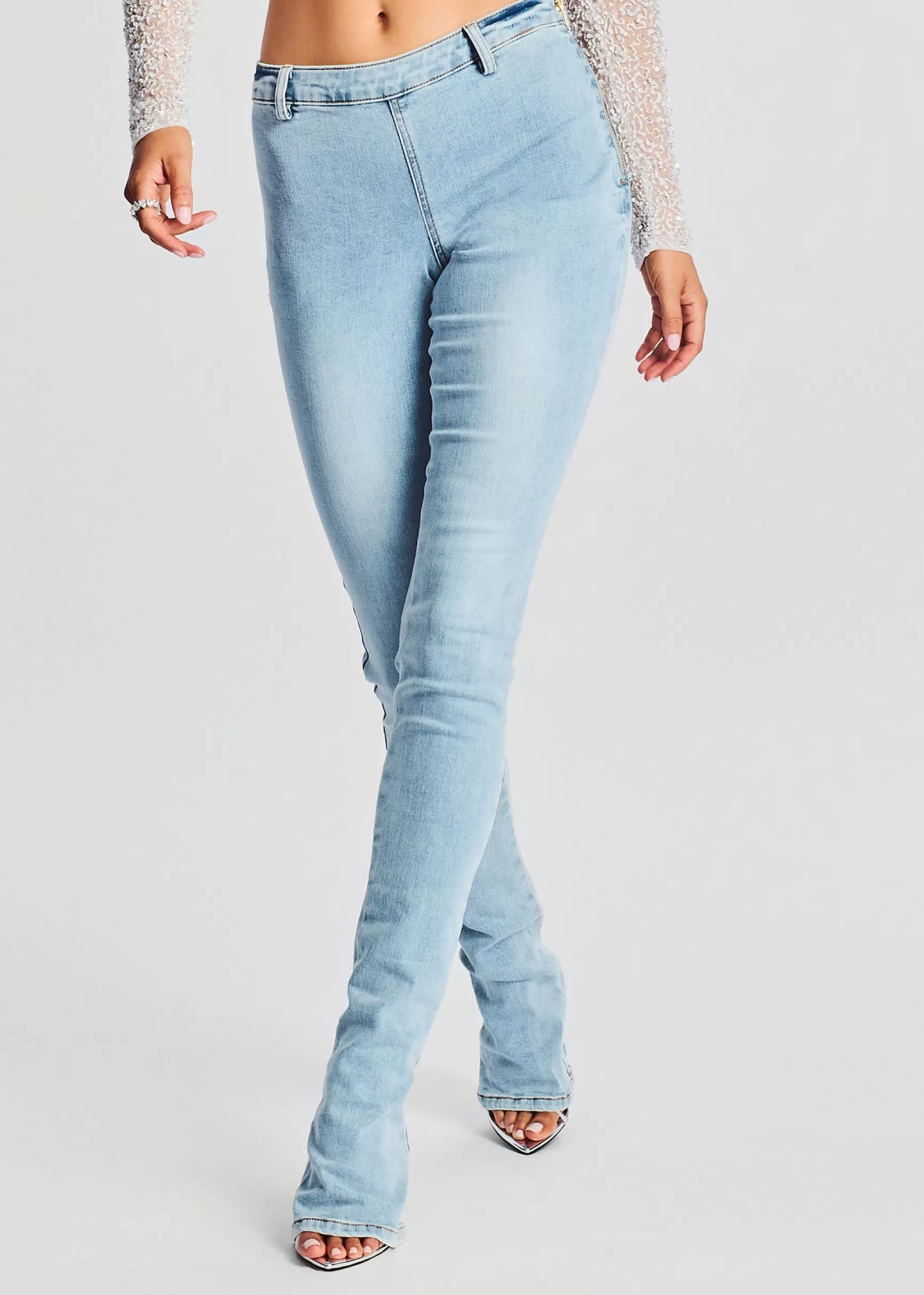 RETROFÊTE*Retrofete Danica Pant Vintage Celeste