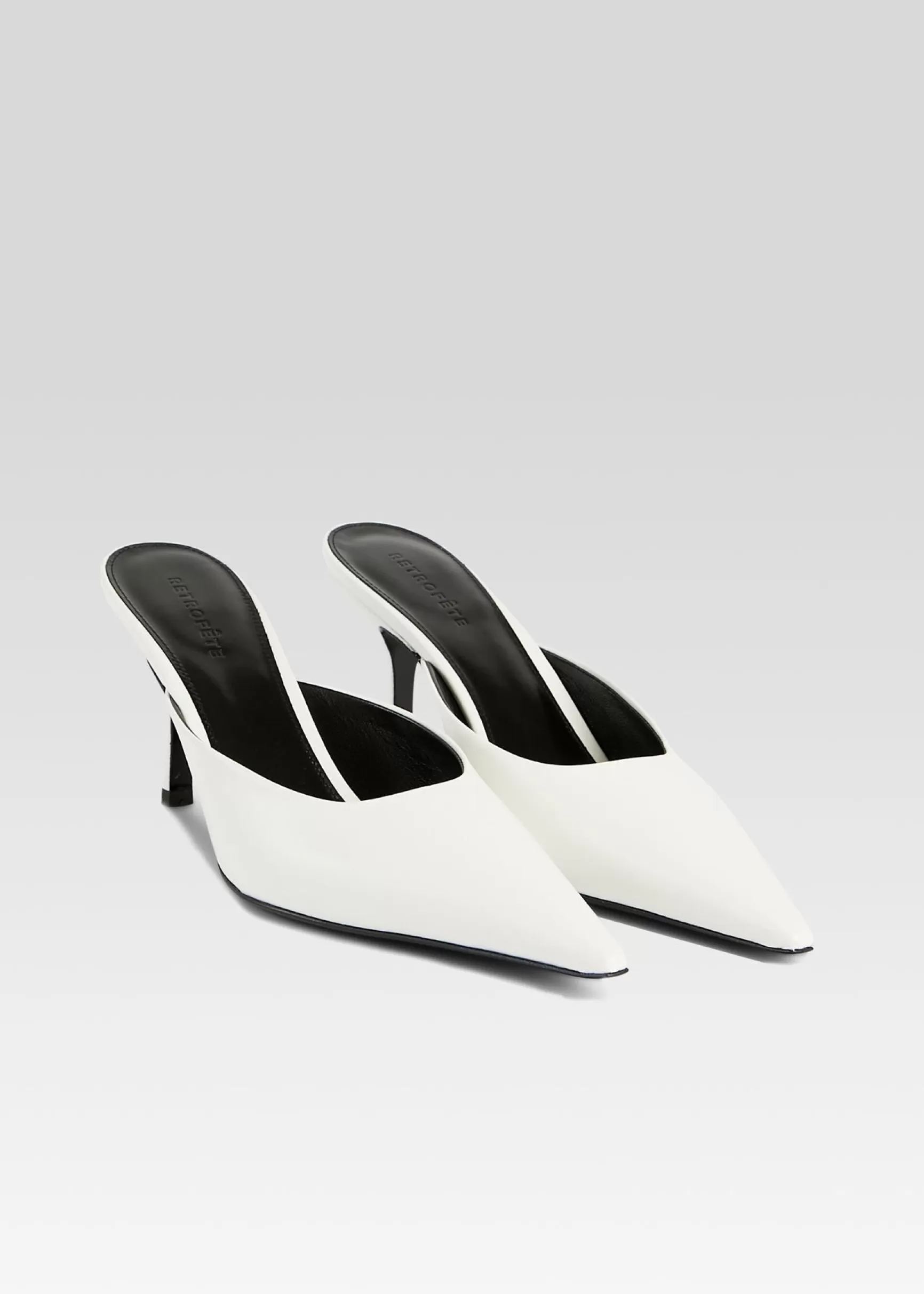 Shoes*Retrofete Daphne Mule White