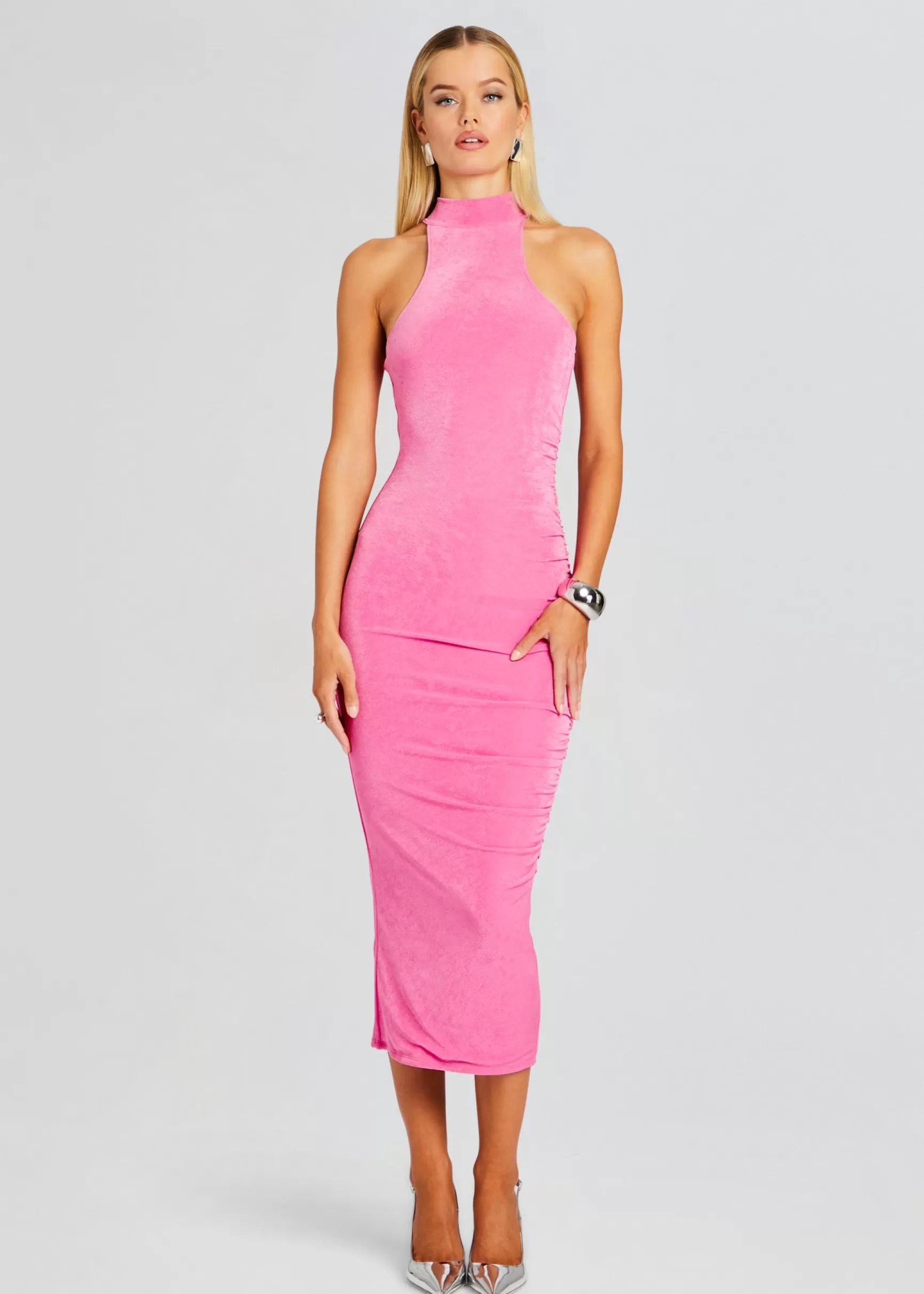 Spring Knits*Retrofete Delta Dress Malibu Pink