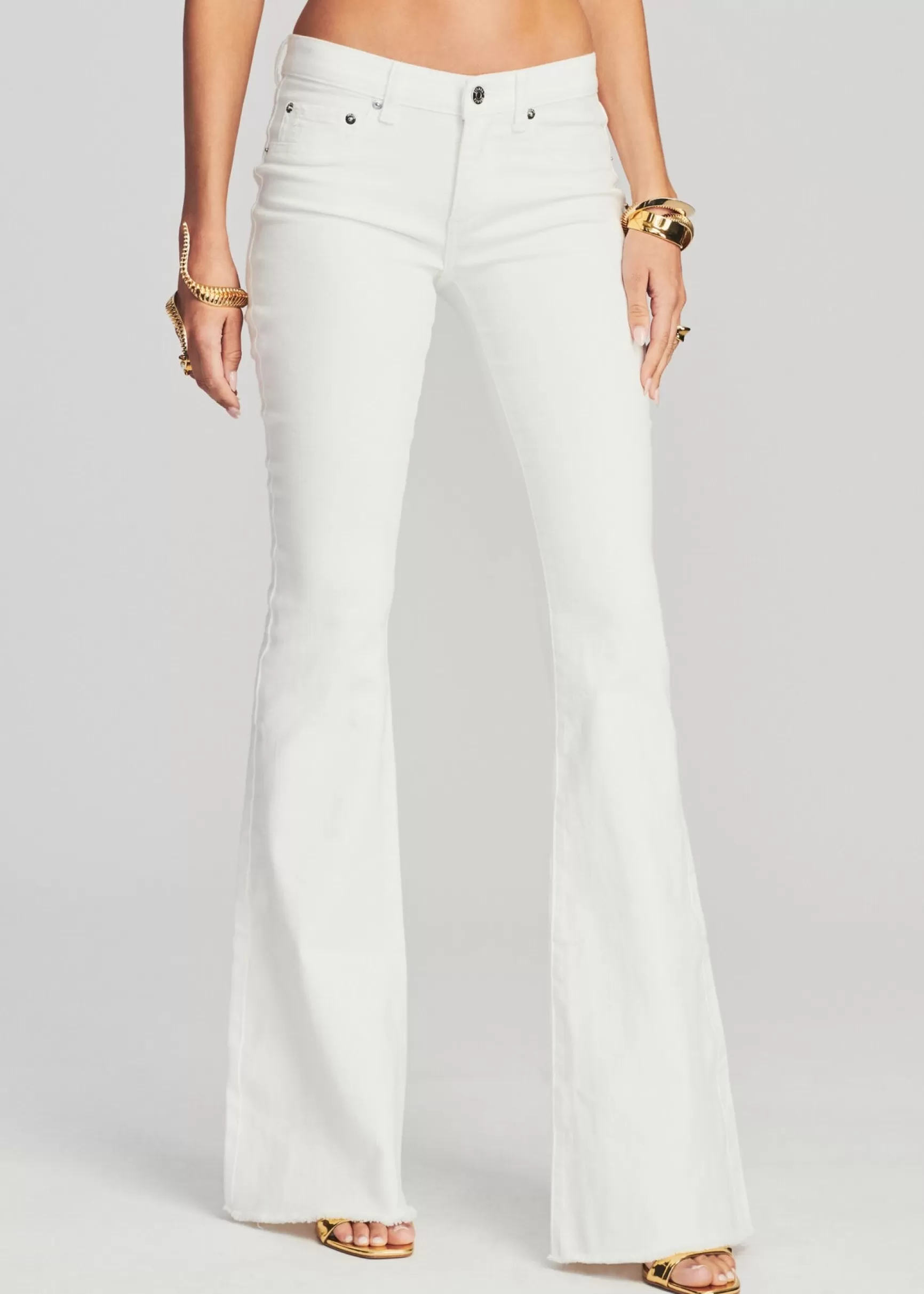 Bottoms*Retrofete Demi Jean White