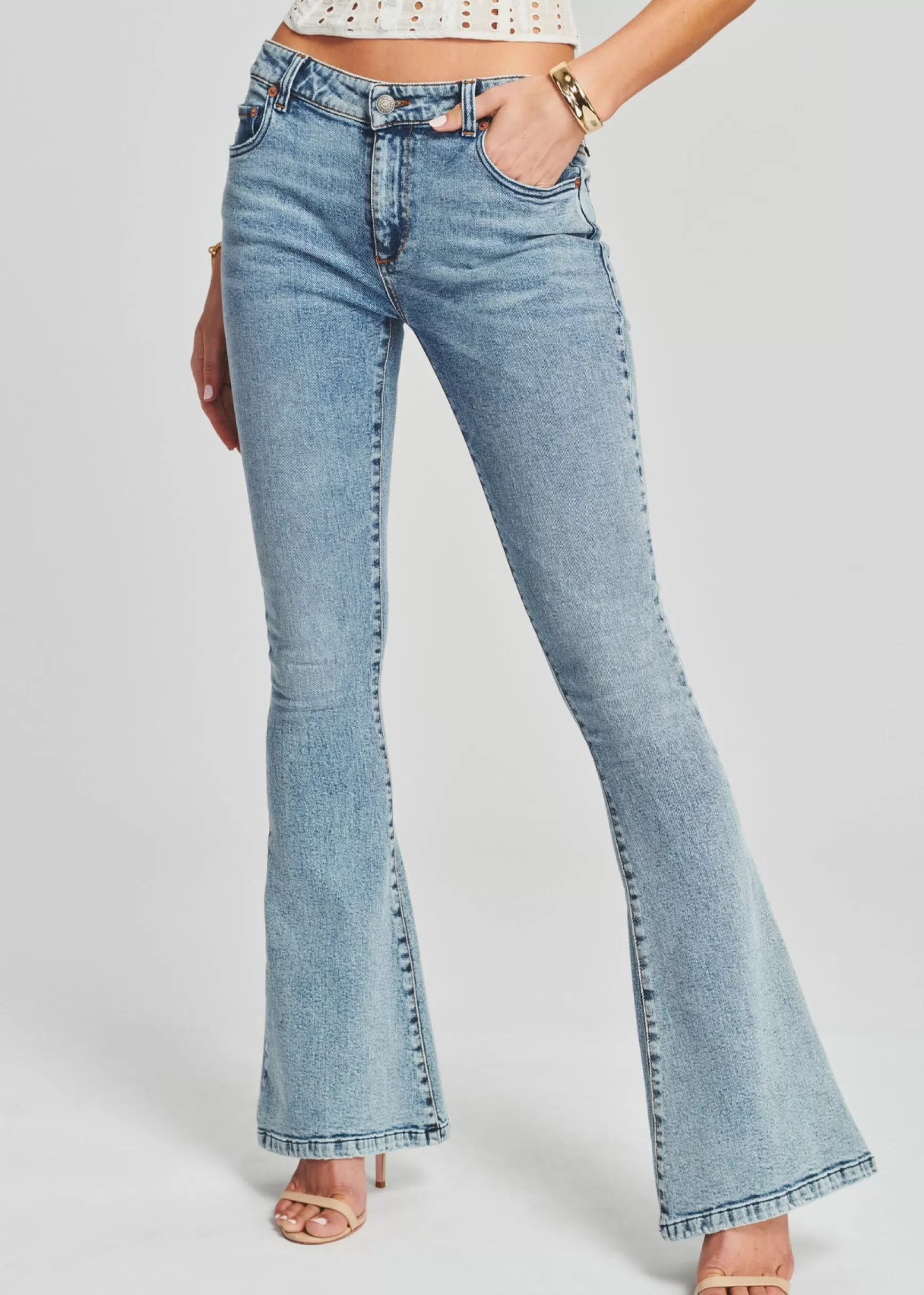 Bottoms*Retrofete Demi Mid Rise Jean Sorrento