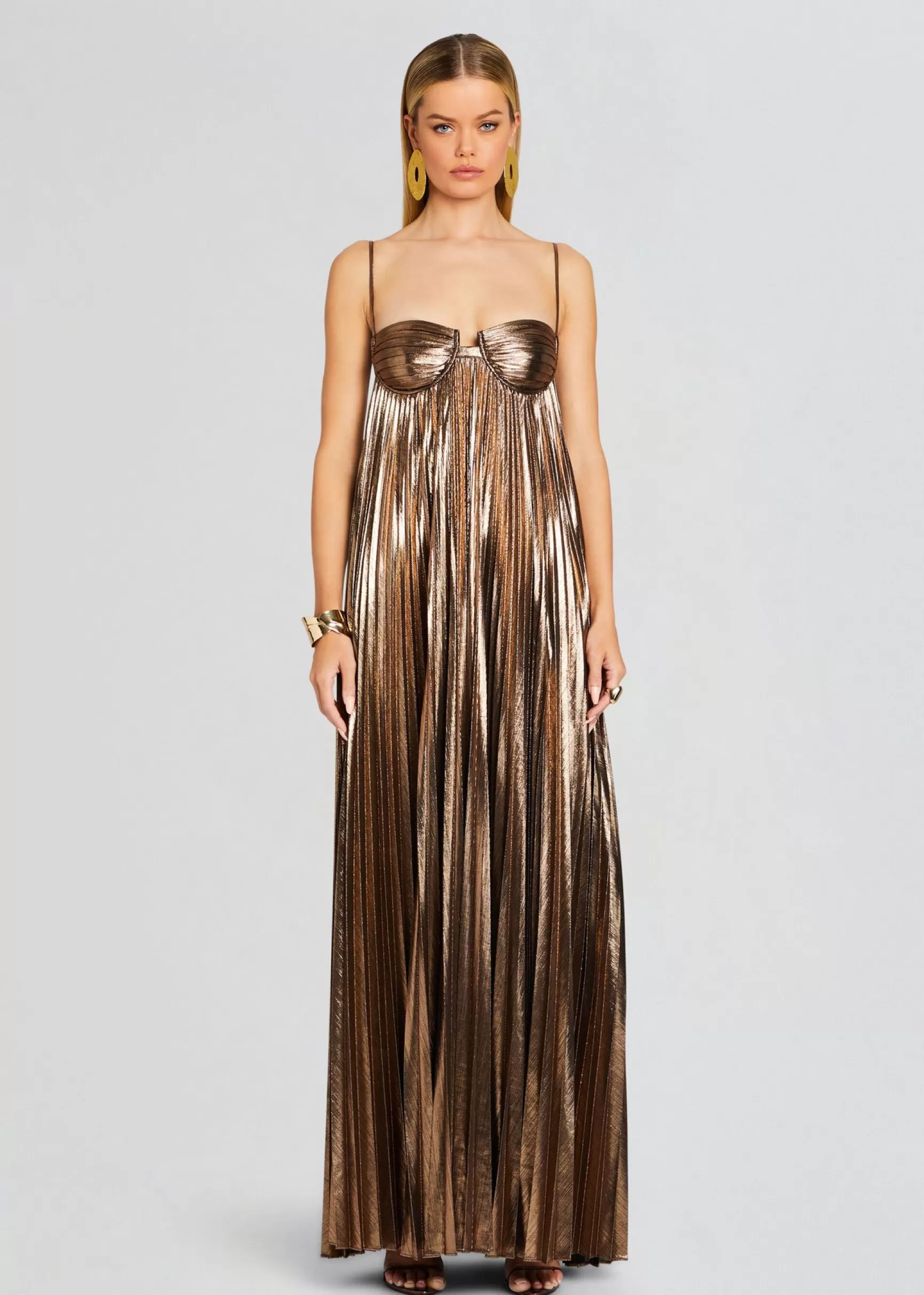 Maxi*Retrofete Diana Dress Metallic Bronze