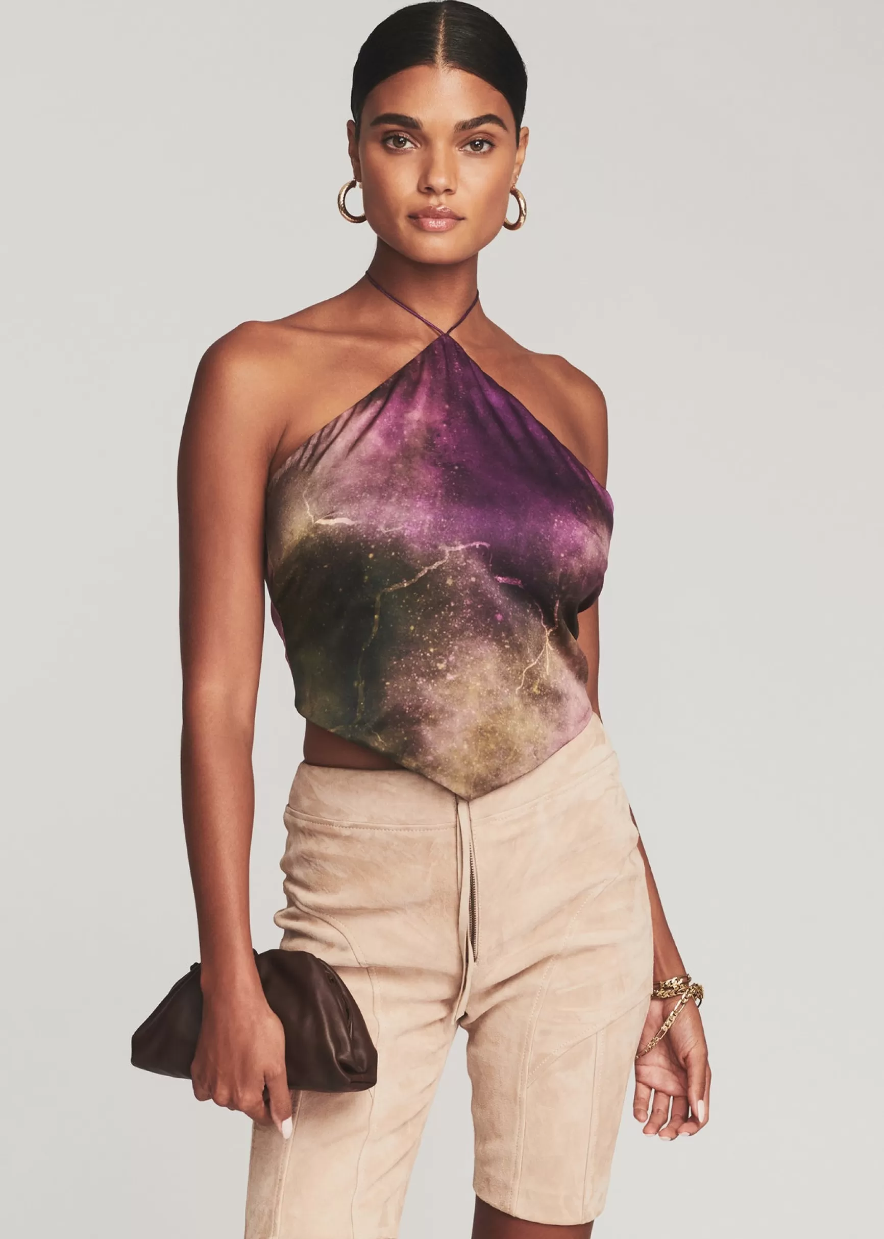 Final Sale*Retrofete Doris Top Vintage Thunderstorm