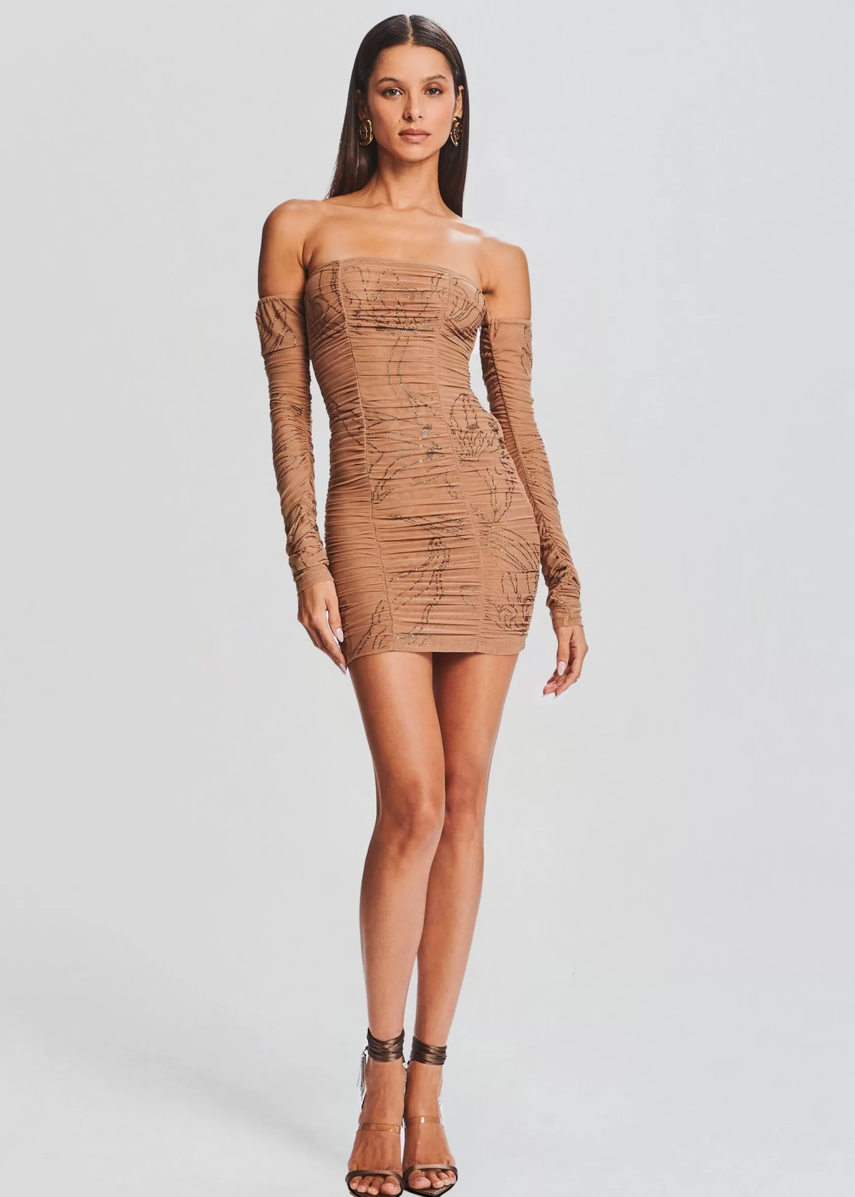 Dresses*Retrofete Dream Mini Dress Nude