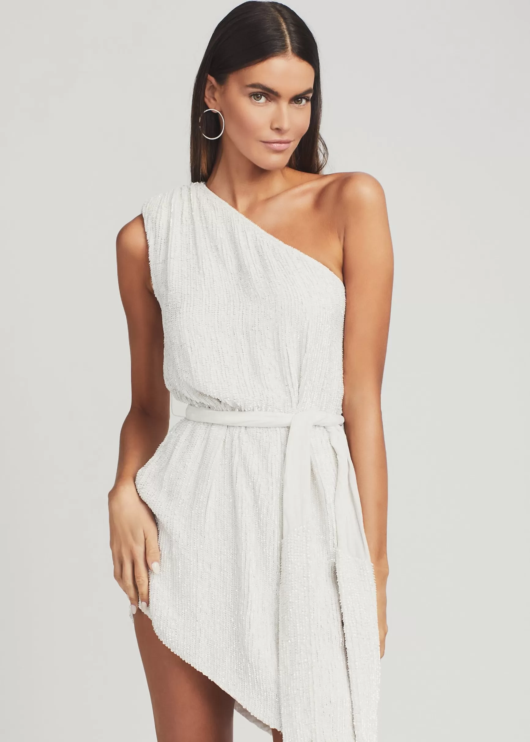 Bridal Party*Retrofete Ella Sequin Dress Moonglow White