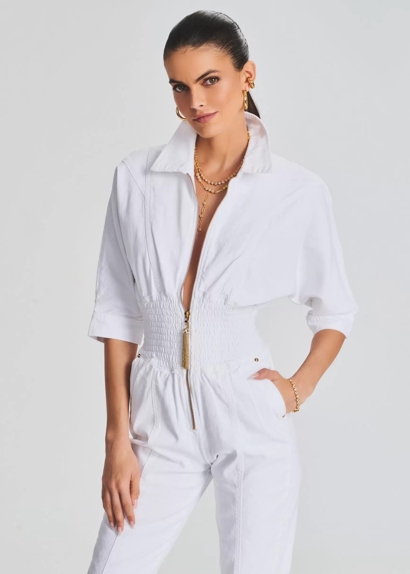 Best Sellers*Retrofete Ellis Jumpsuit Optic White