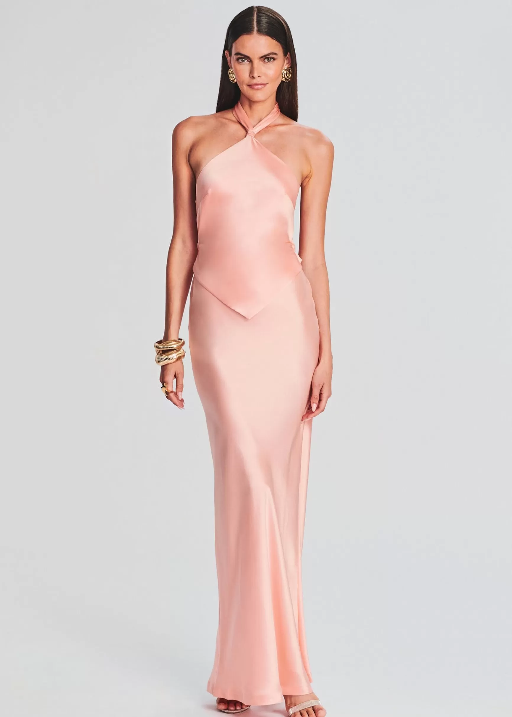 Gowns*Retrofete Ester Dress Cantaloupe