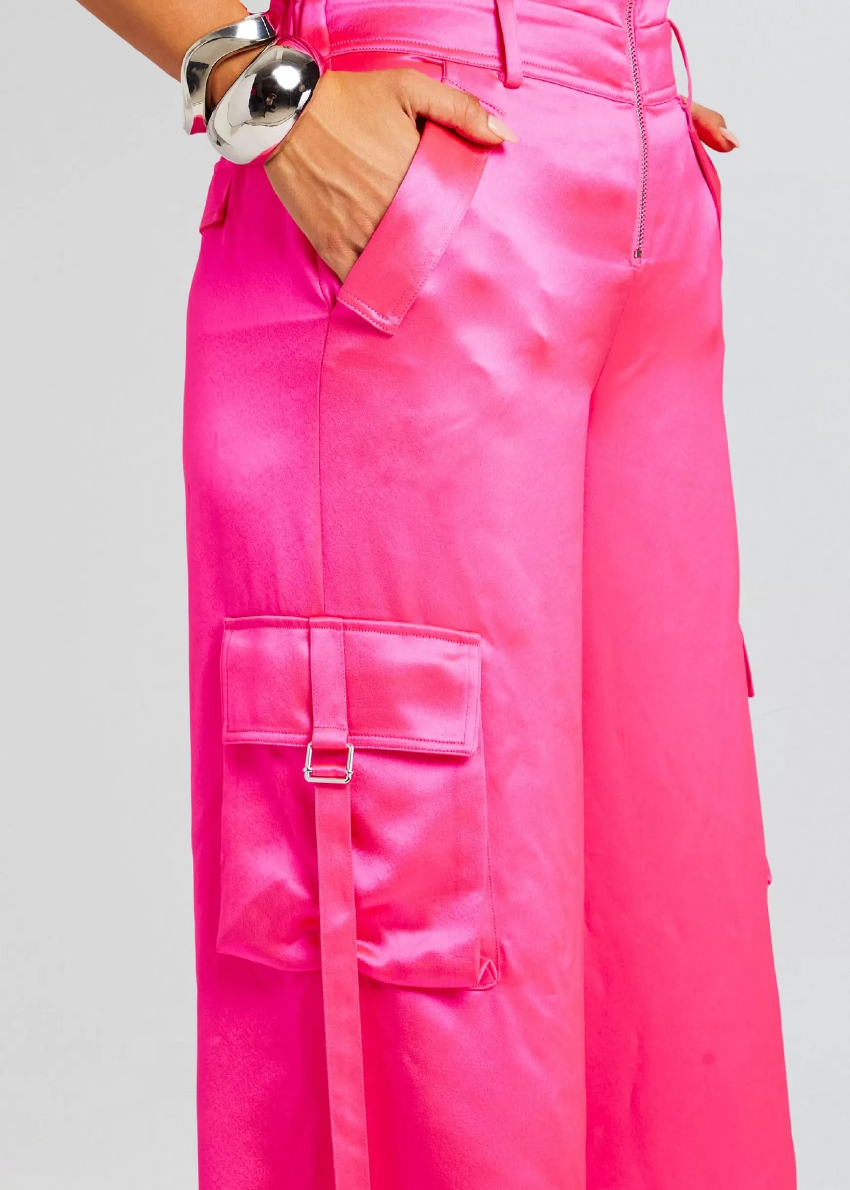 RETROFÊTE*Retrofete Estrella Cargo Jumpsuit Paradise Pink