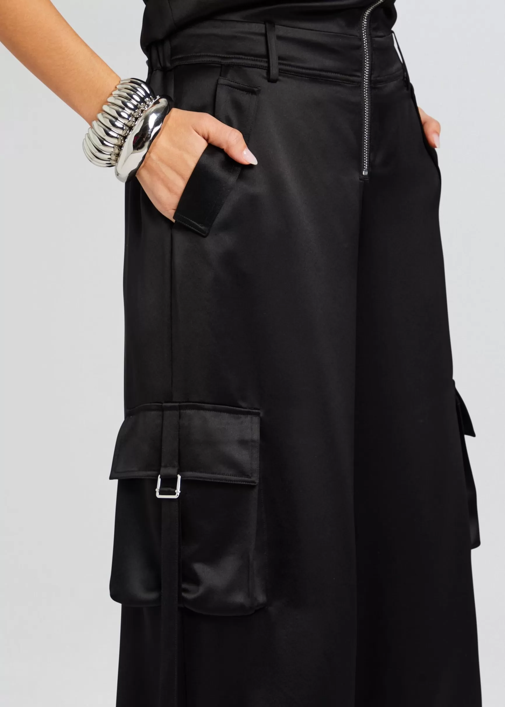 Business Chic*Retrofete Estrella Cargo Jumpsuit Black