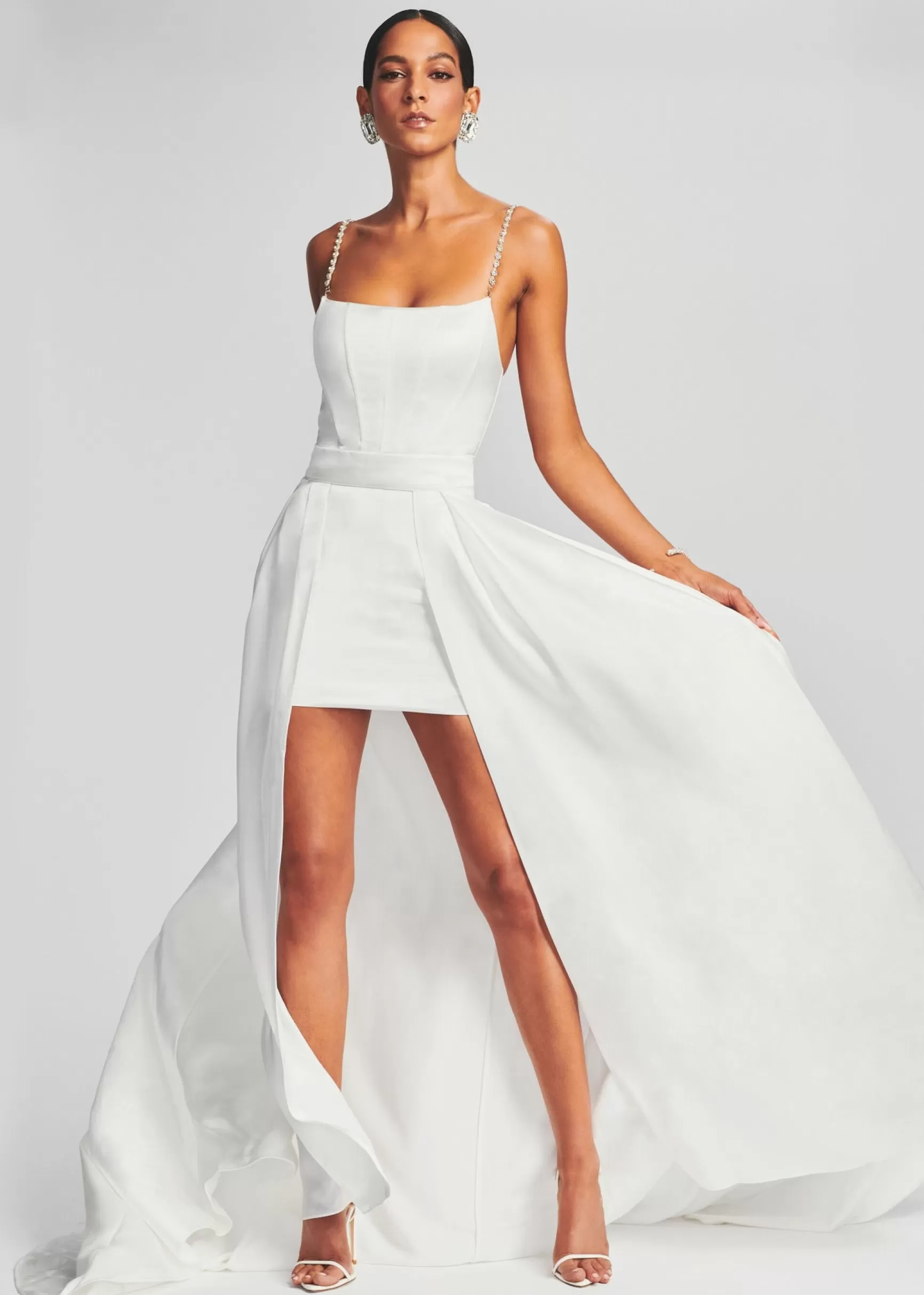Bachelorette Party*Retrofete Evalina Dress White