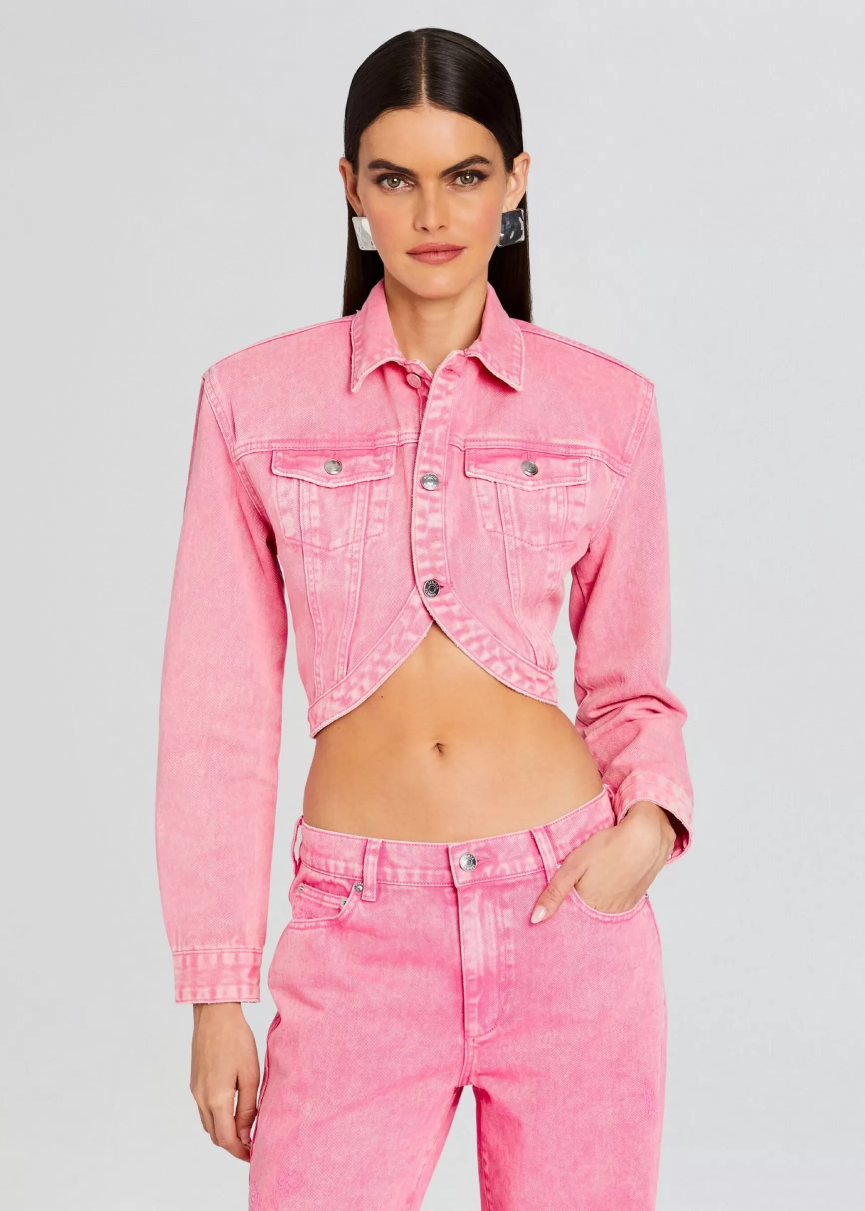 Jackets*Retrofete Faith Denim Jacket Malibu Pink