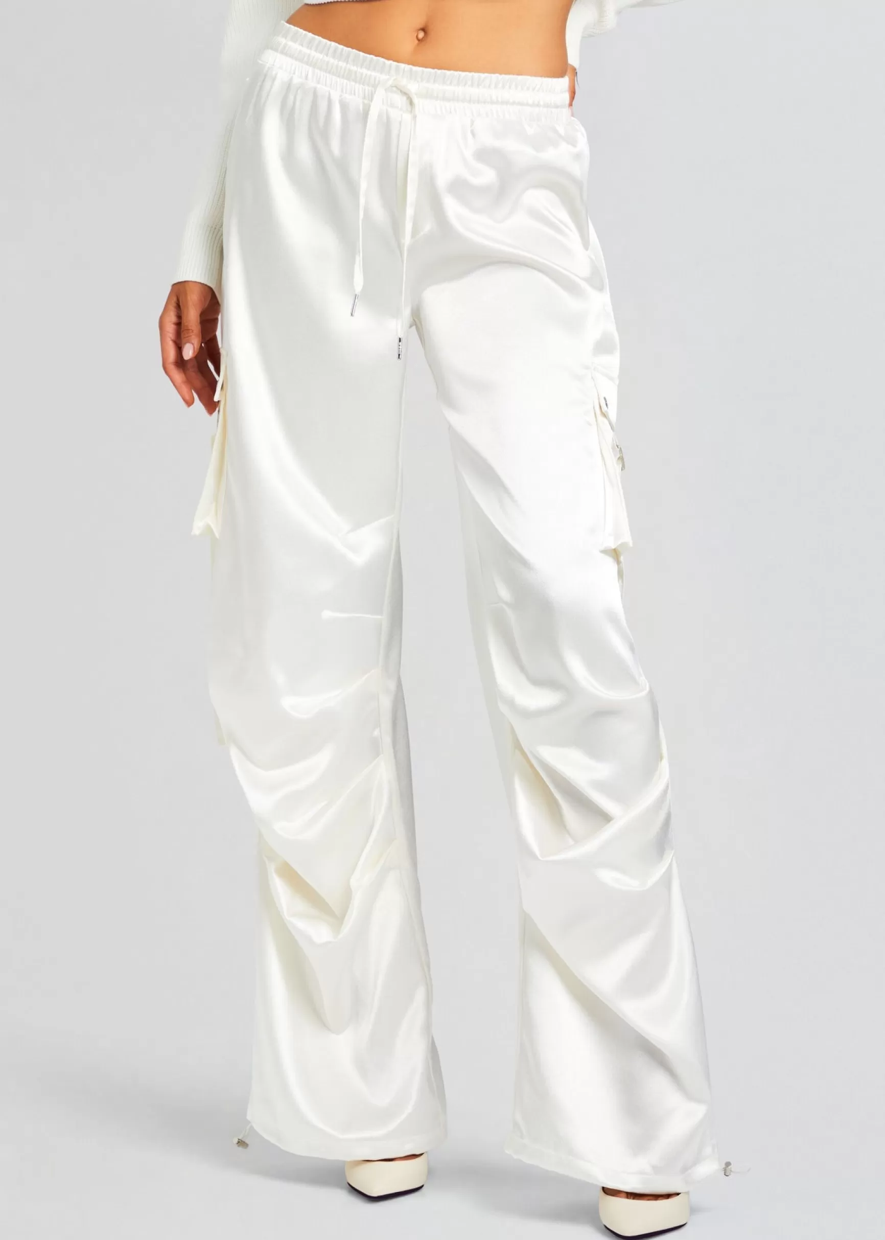 Bottoms*Retrofete Finley Cargo Pant Winter White
