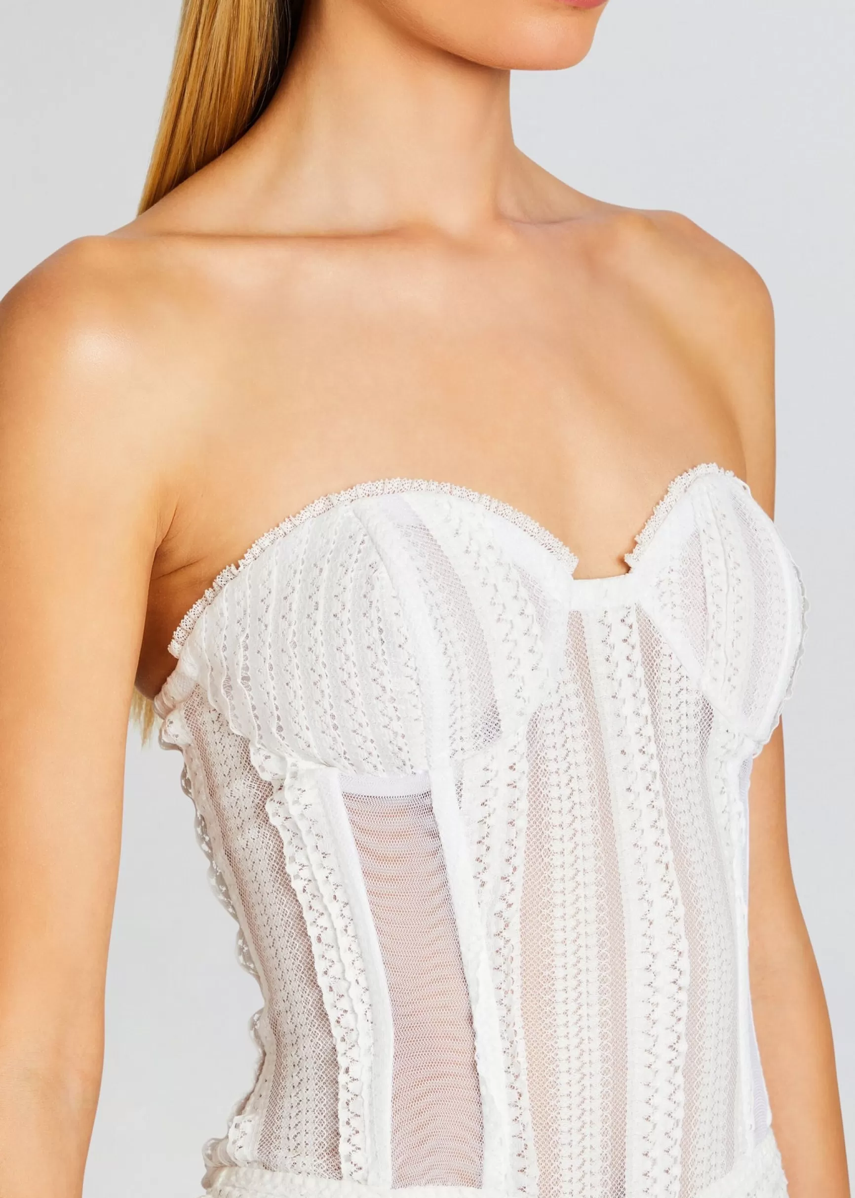 Trending*Retrofete Florey Long Dress Natural White